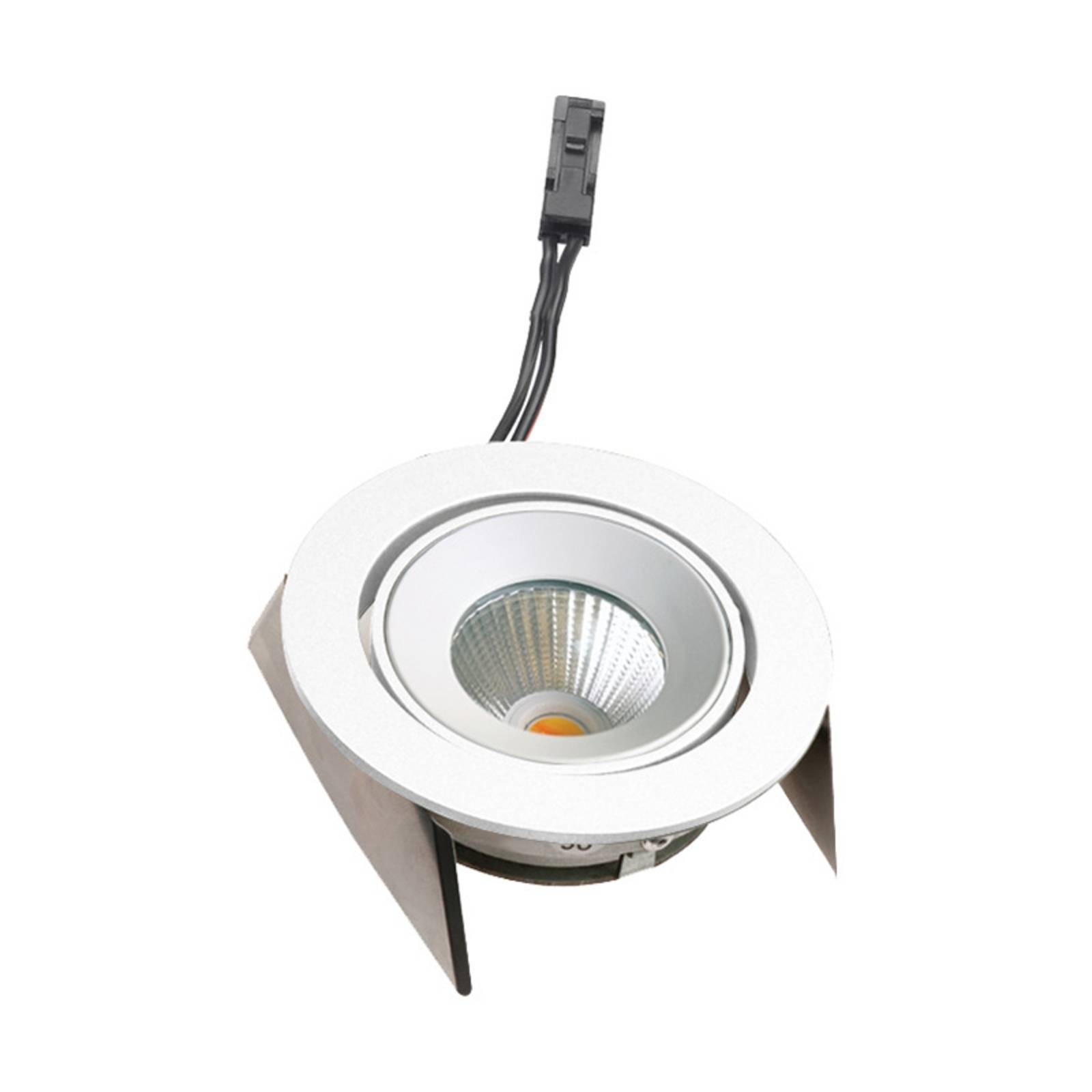 Hera LED-Einbauleuchte SR 68 43° Dim-to-Warm, weiß