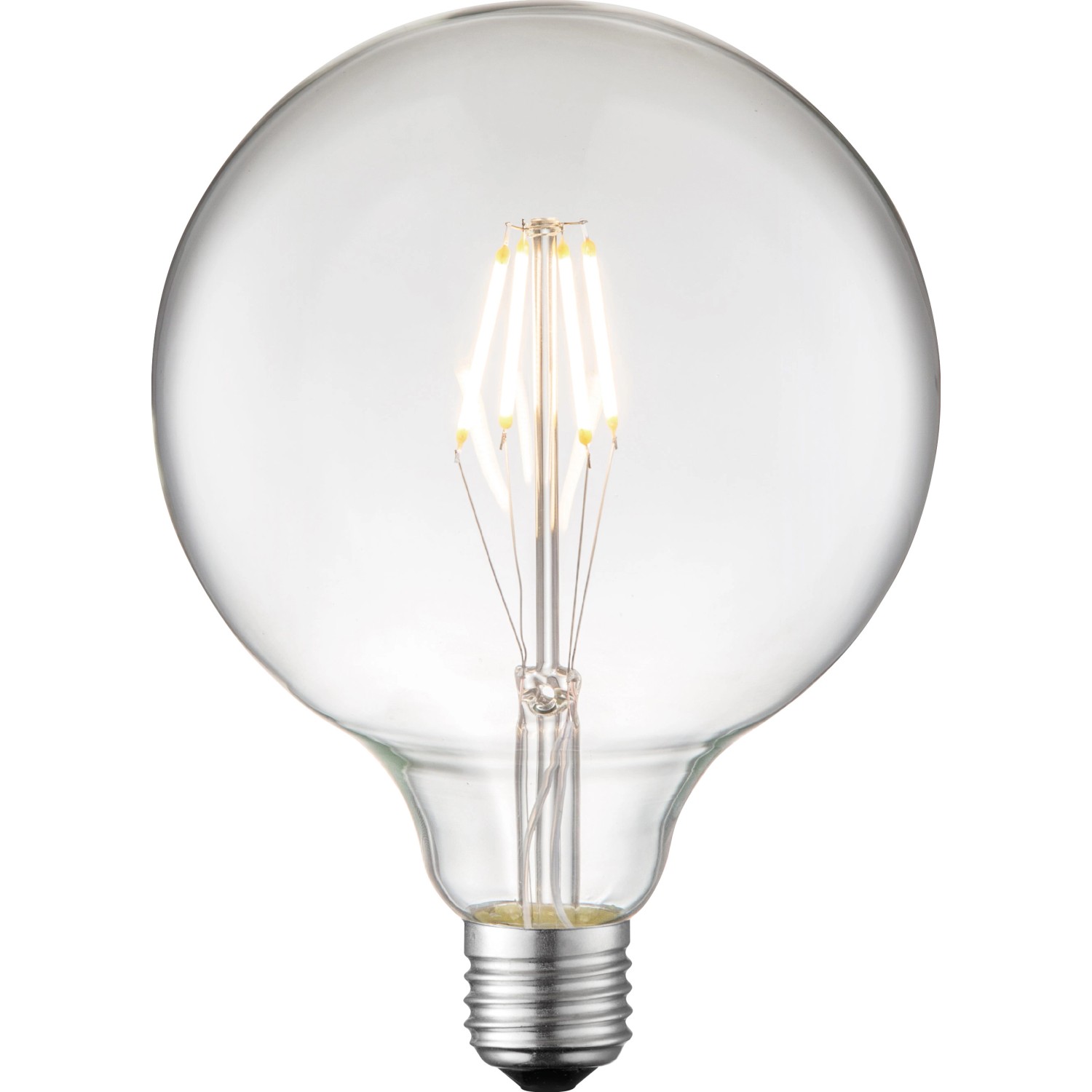 LeuchtenDirekt by Neuhaus LED-Filament-Leuchtmittel Globeform E27 / 4 W (420 lm) Warmweiß