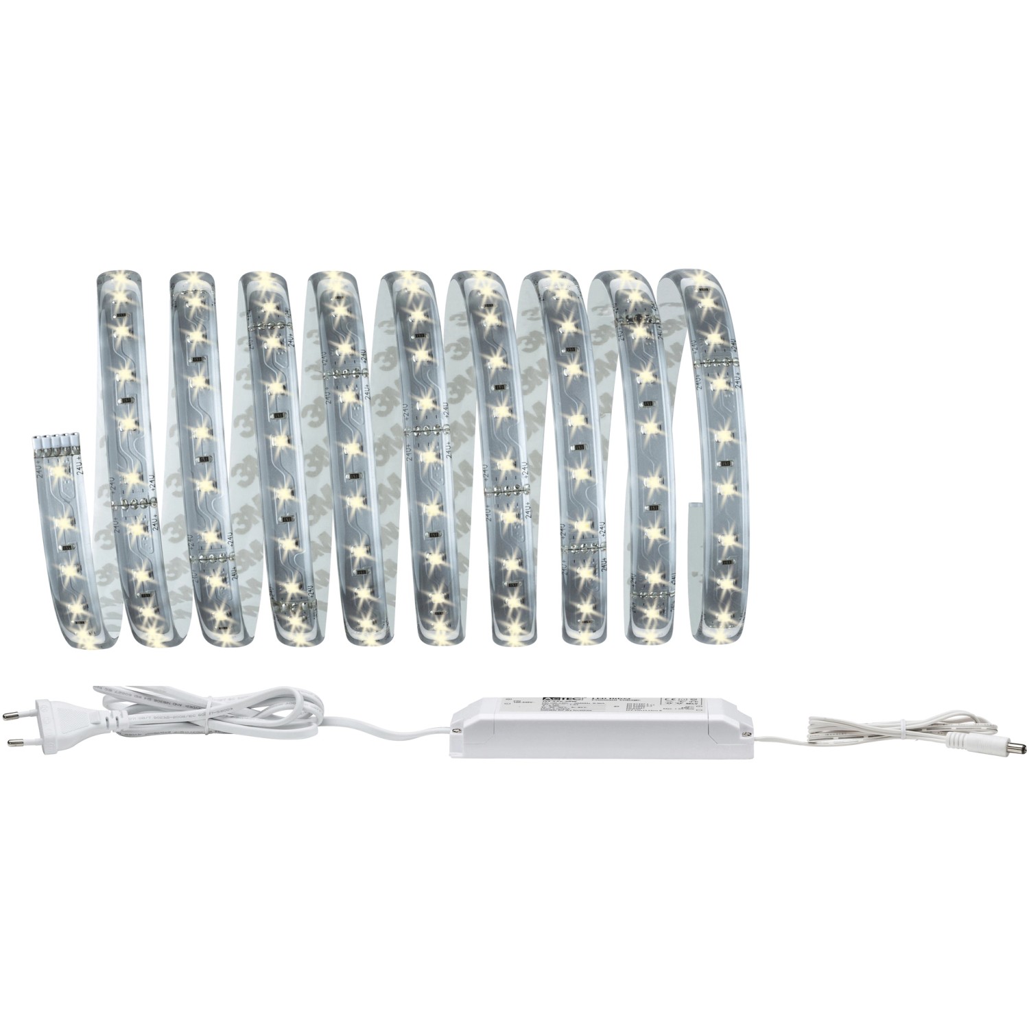Paulmann LED-Strip Basis-Set 500 MaxLED 3 m Warmweiß Kunststoff