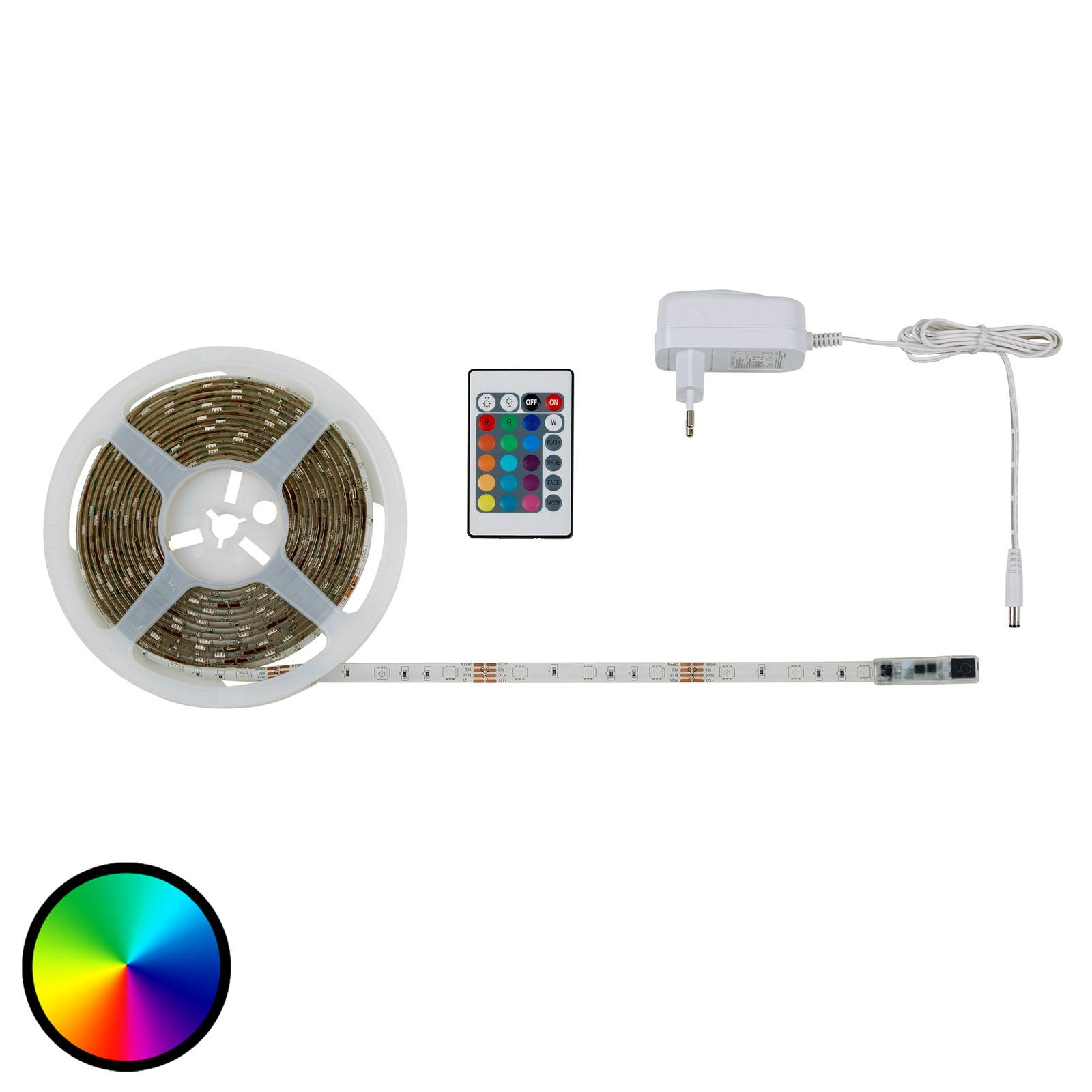 Briloner LED-Strip Flow, RGB, selbstklebend