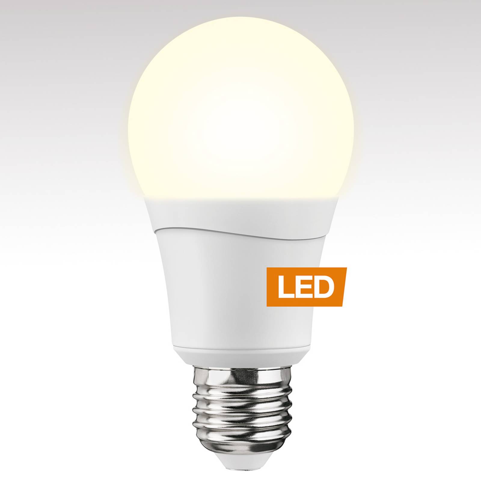 Ledon LED-Lampe E27 8,5W warmweiß, double-click