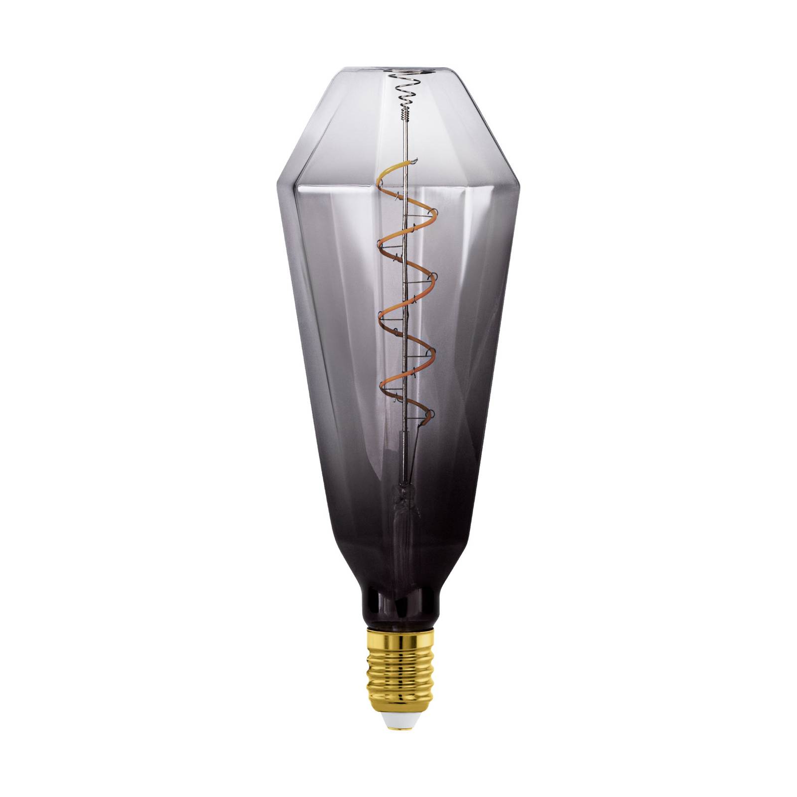 EGLO LED-Lampe E27 4W T100 1.800K Filament smoky dim