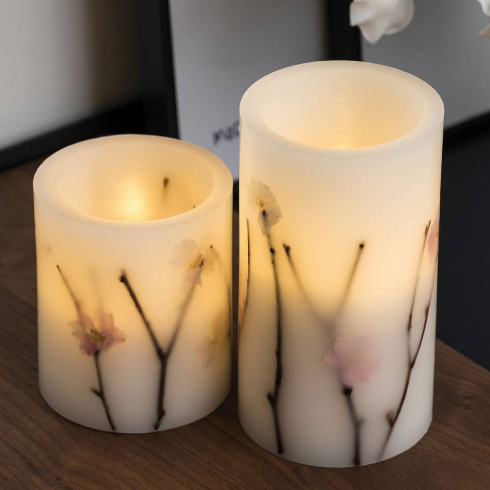 Pauleen Shiny Blossom Candle LED-Kerze 2er Set
