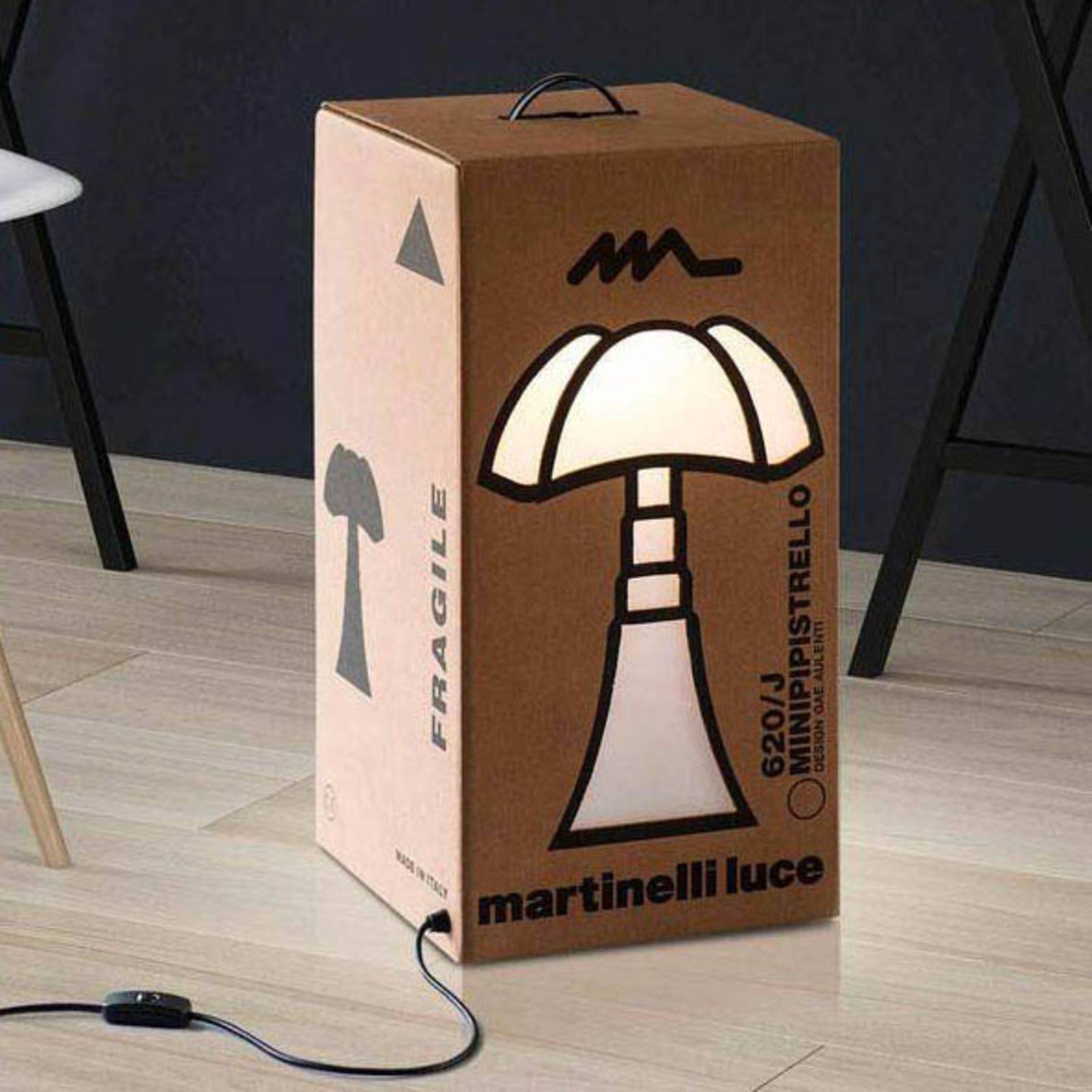 Martinelli Luce Minipipistrello Karton LED-Laterne