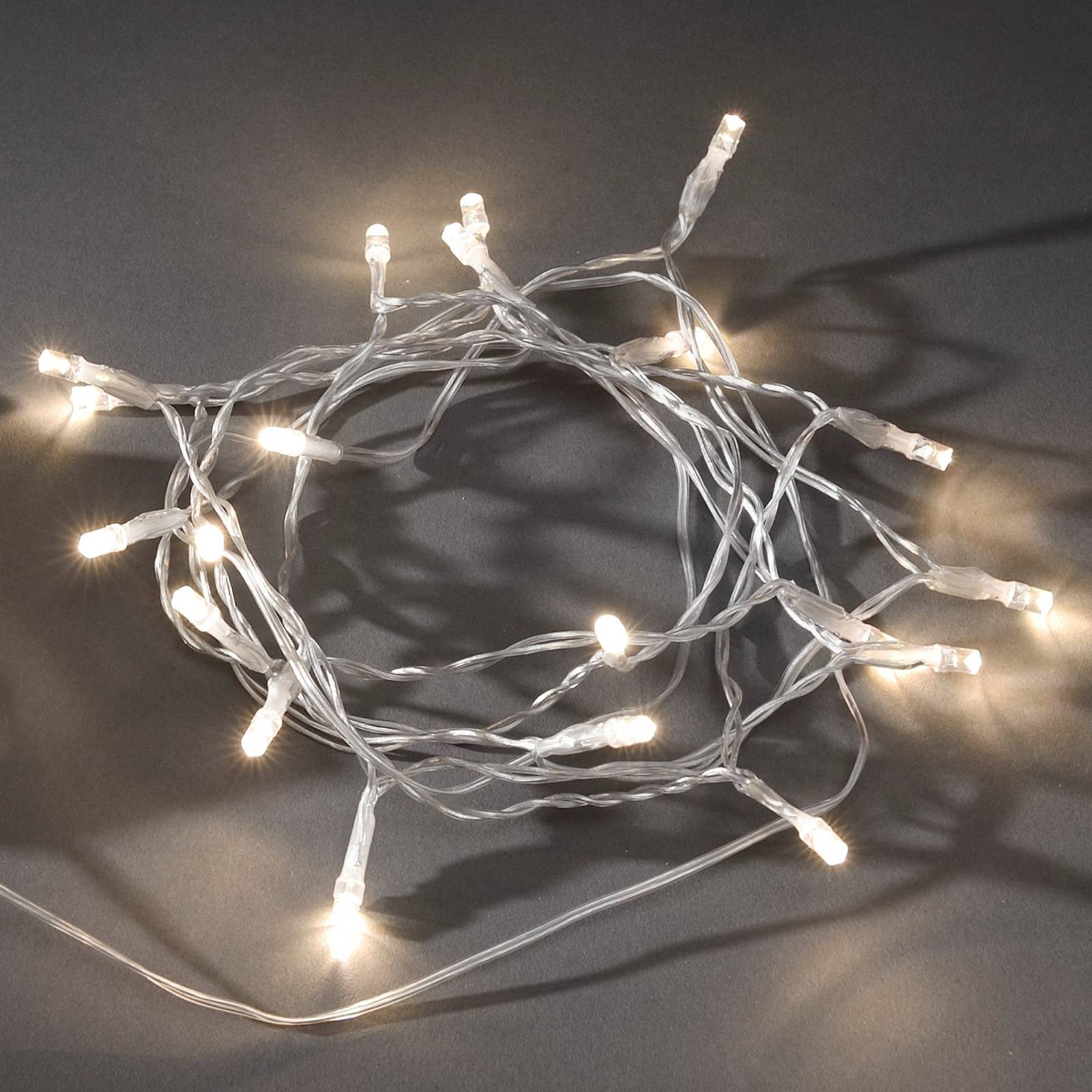 Konstsmide Christmas LED-Lichterkette f. außen m. Lichtsensor IP44 ww