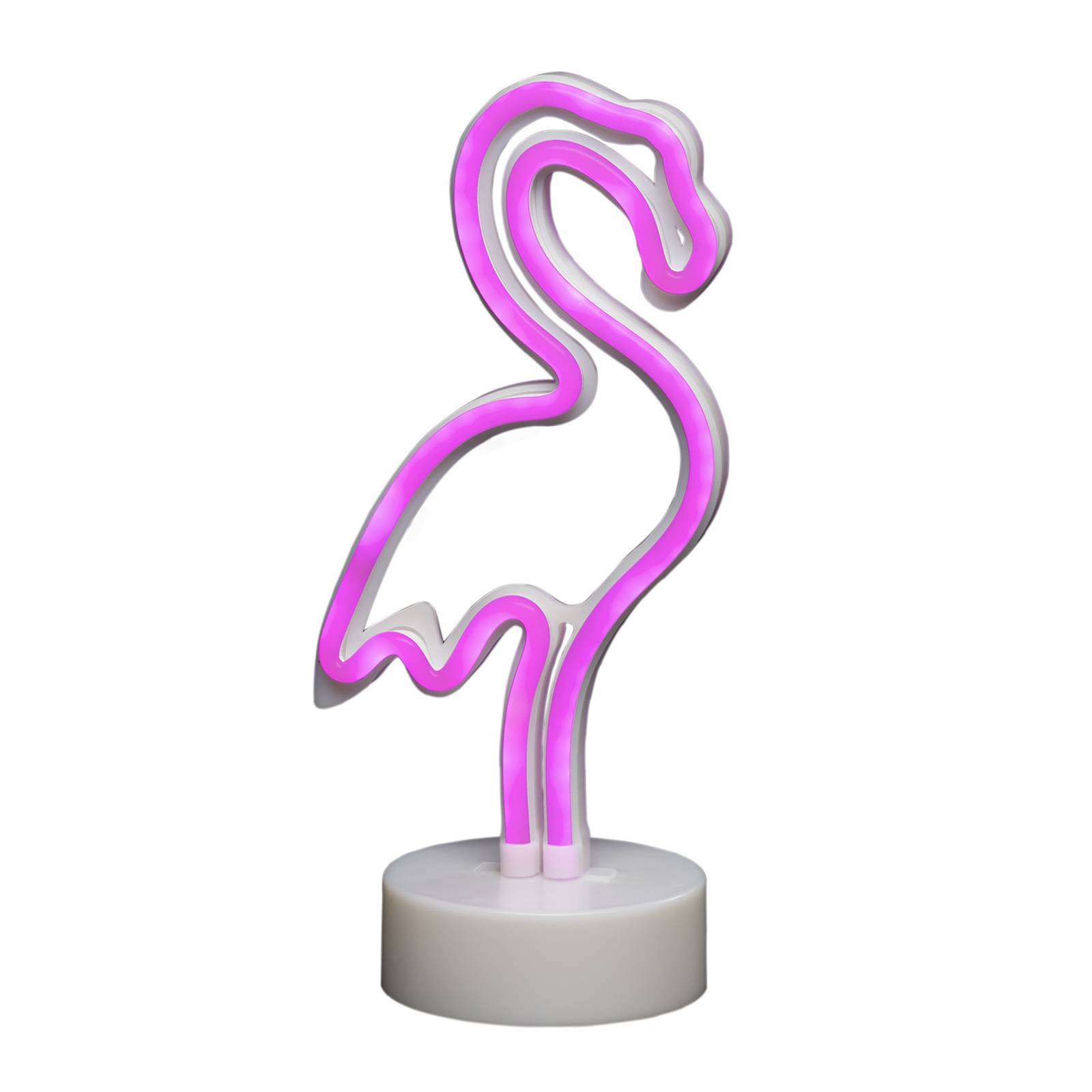 Konstsmide Season LED-Dekorationsleuchte Flamingo, batteriebetrieben
