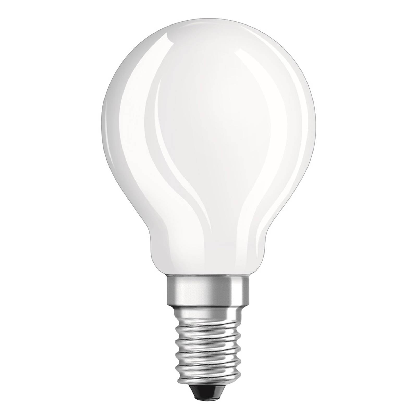 Osram LED Tropfenlampe E14 4W 827 matt 2er-Set