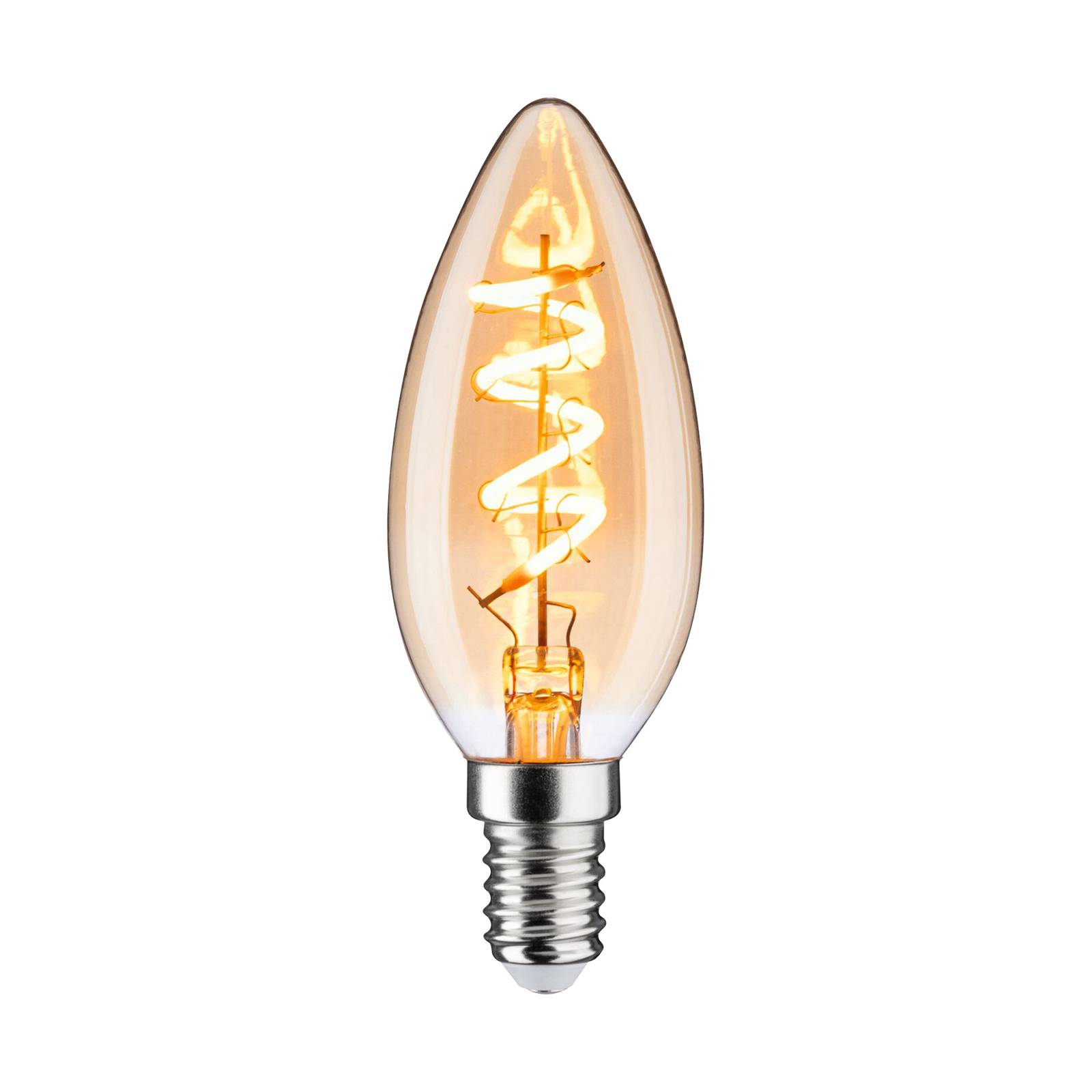 Paulmann LED-Kerzenlampe E14 4W 1.800K gold