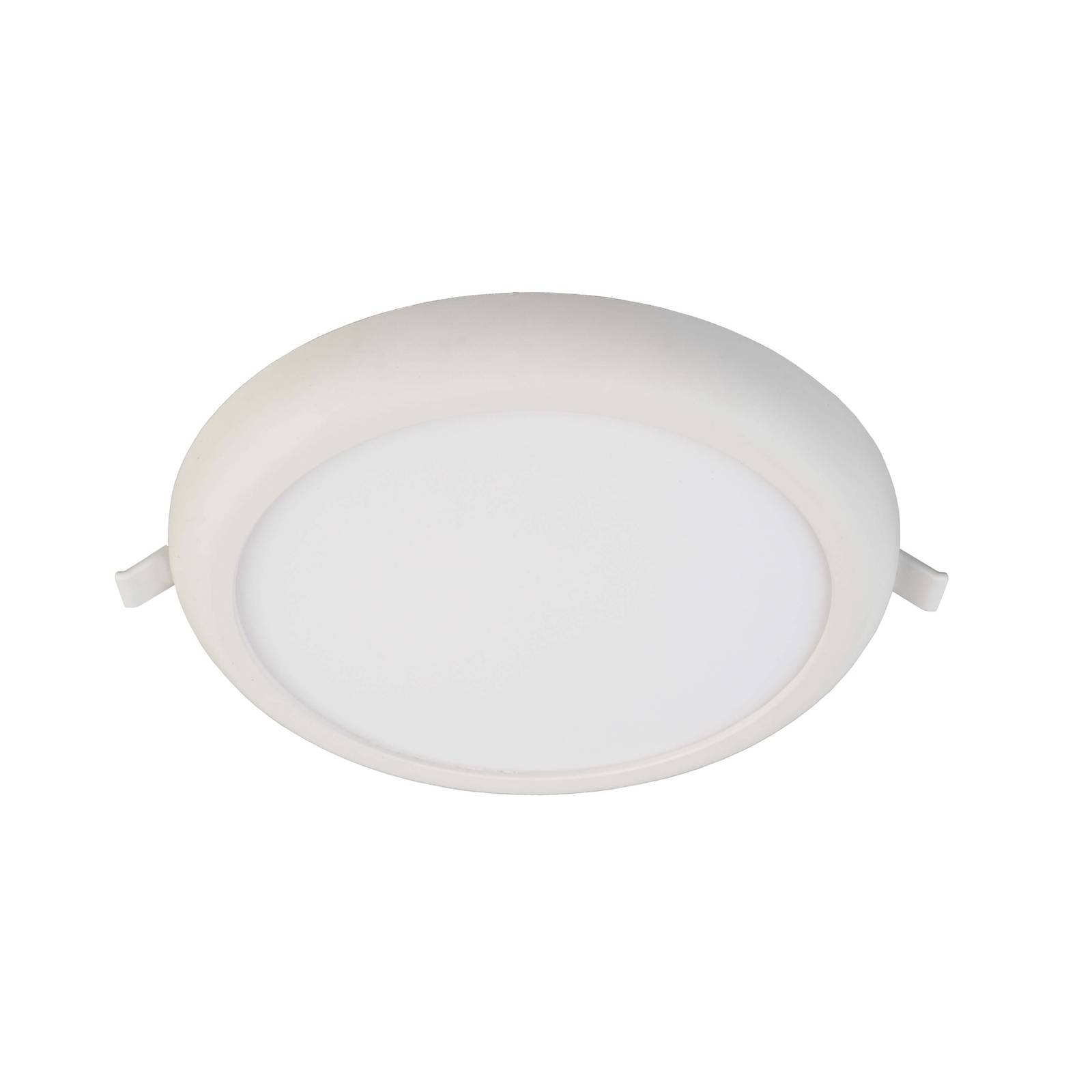Deko-Light LED-Deckeneinbauleuchte Zaurak, weiß, rund Ø 22 cm