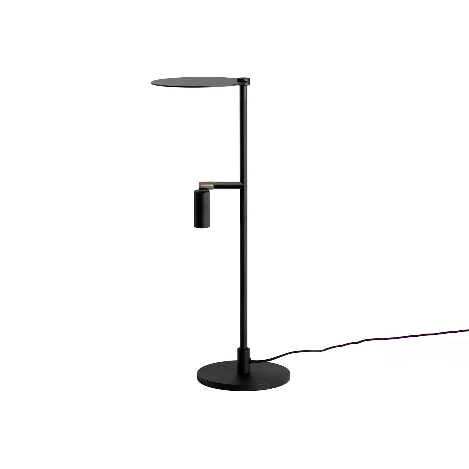 Carpyen LED-Tischlampe Kelly, Spot justierbar black/nickel