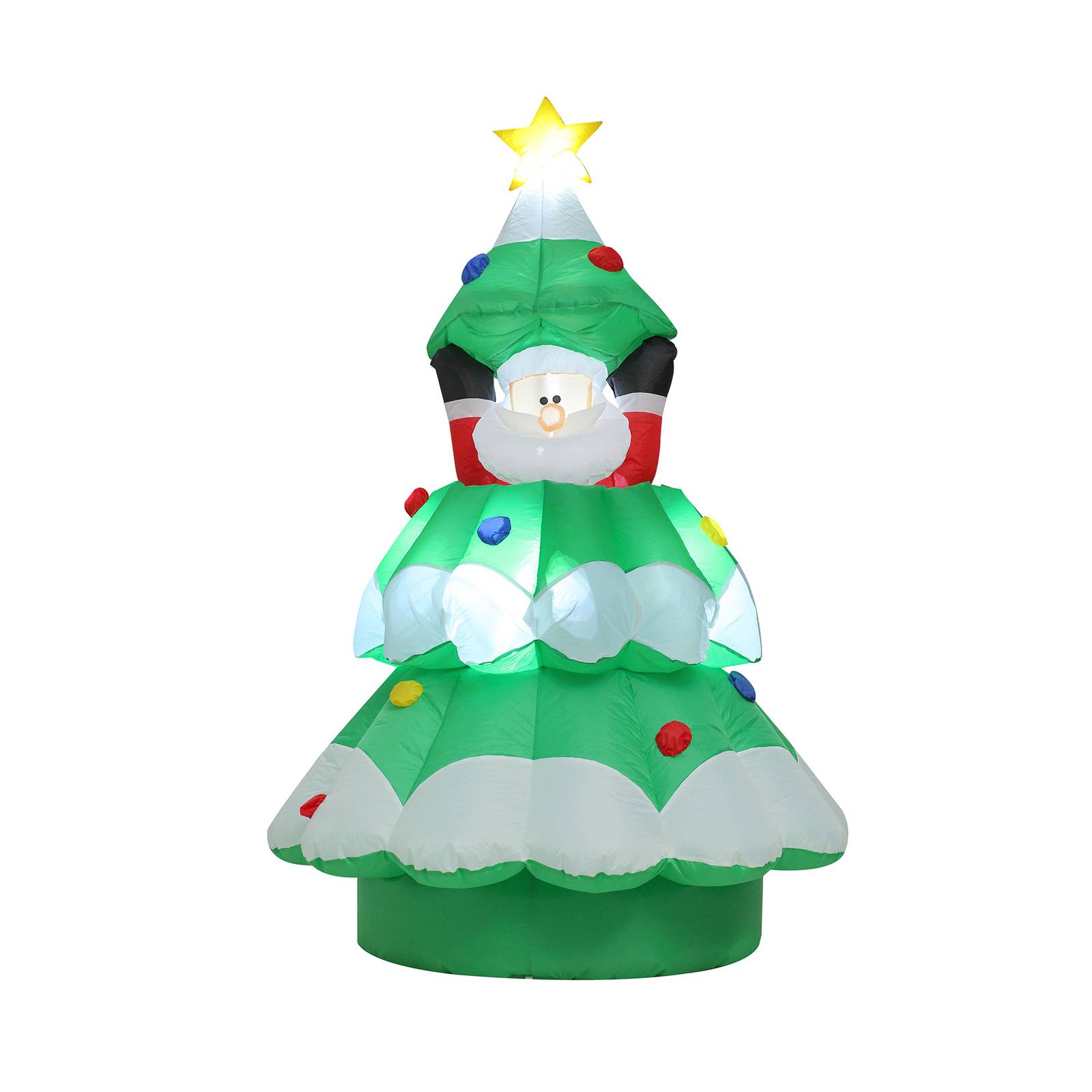 Markslöjd LED-Figur Santa Tree, aufblasbar, beweglich