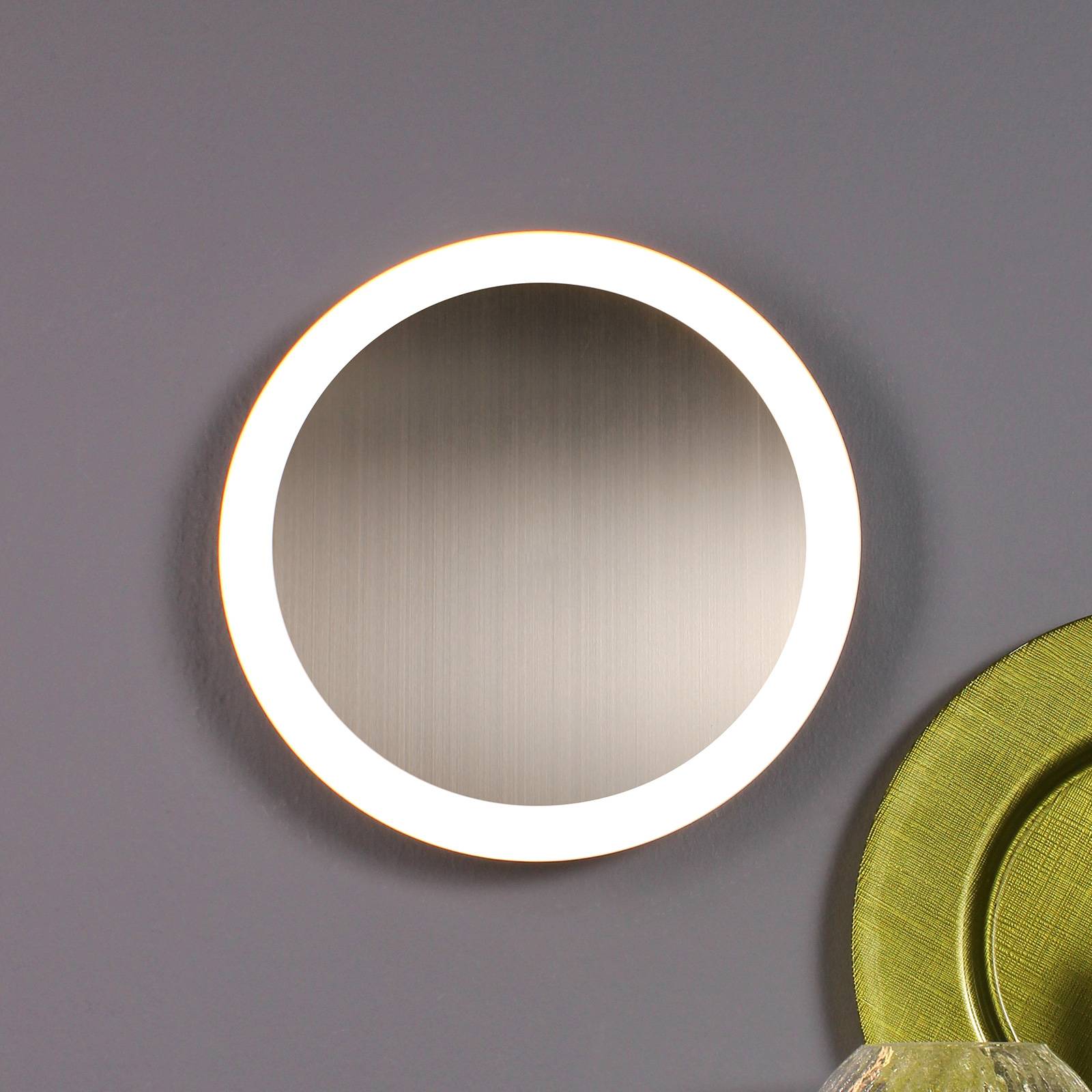 Eco-Light LED-Wandleuchte Moon Ø 50 cm, silber