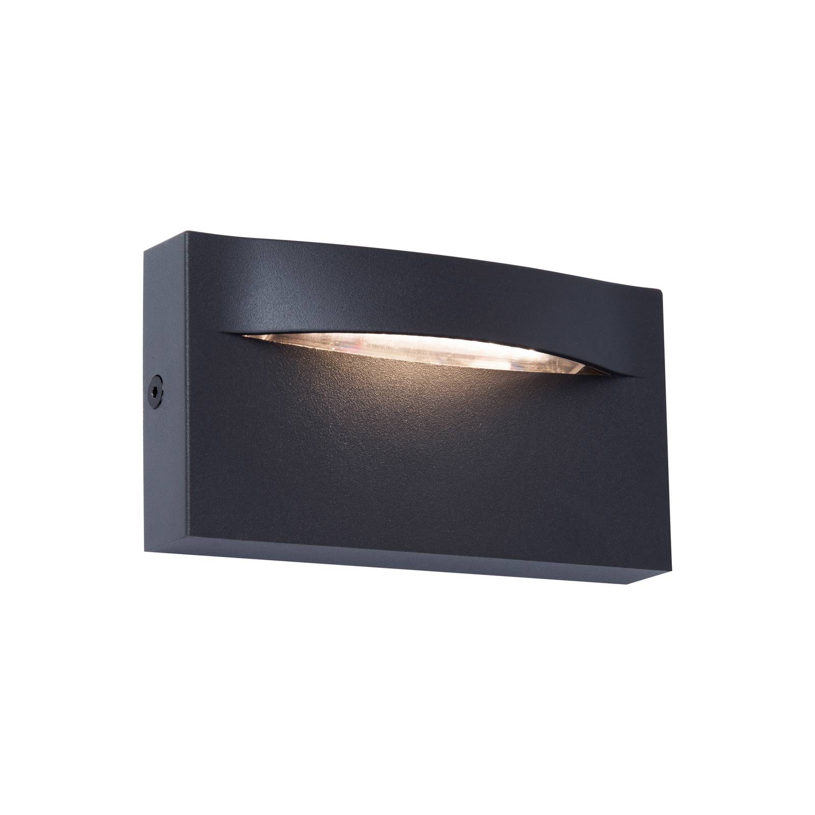 Viokef LED-Außenwandleuchte Vita, dunkelgrau, 13,7 x 7,5 cm