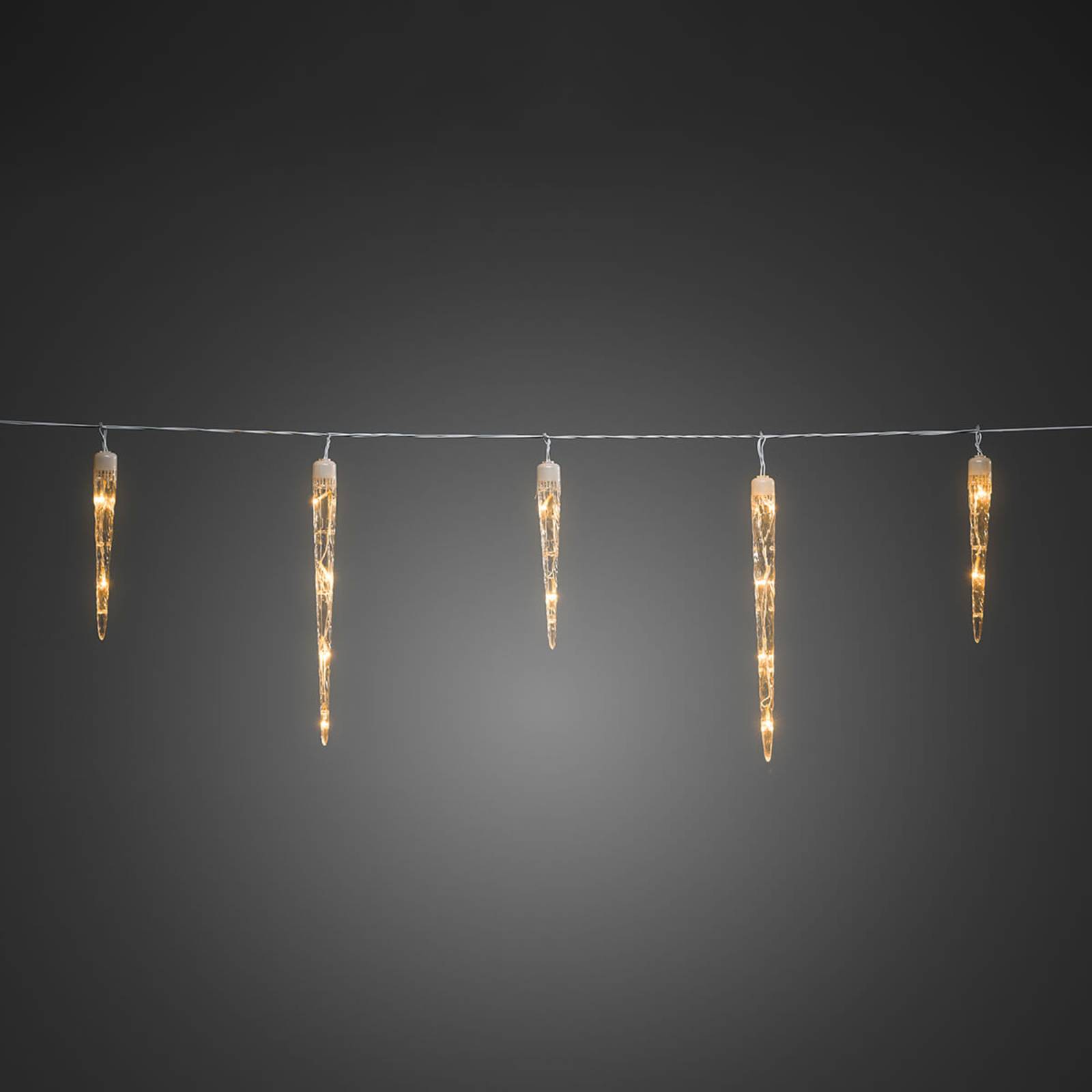 Konstsmide Christmas LED-Lichterkette Eiszapfen 500 cm