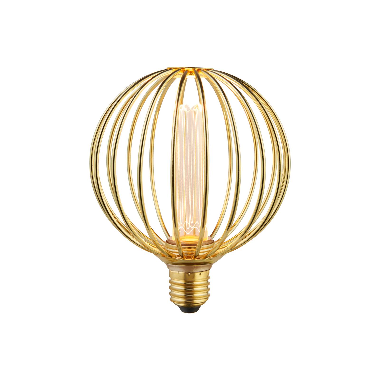 Searchlight LED-Leuchtmittel Globe, gold, E27, 3,5 W, 1.800 K, dimmbar