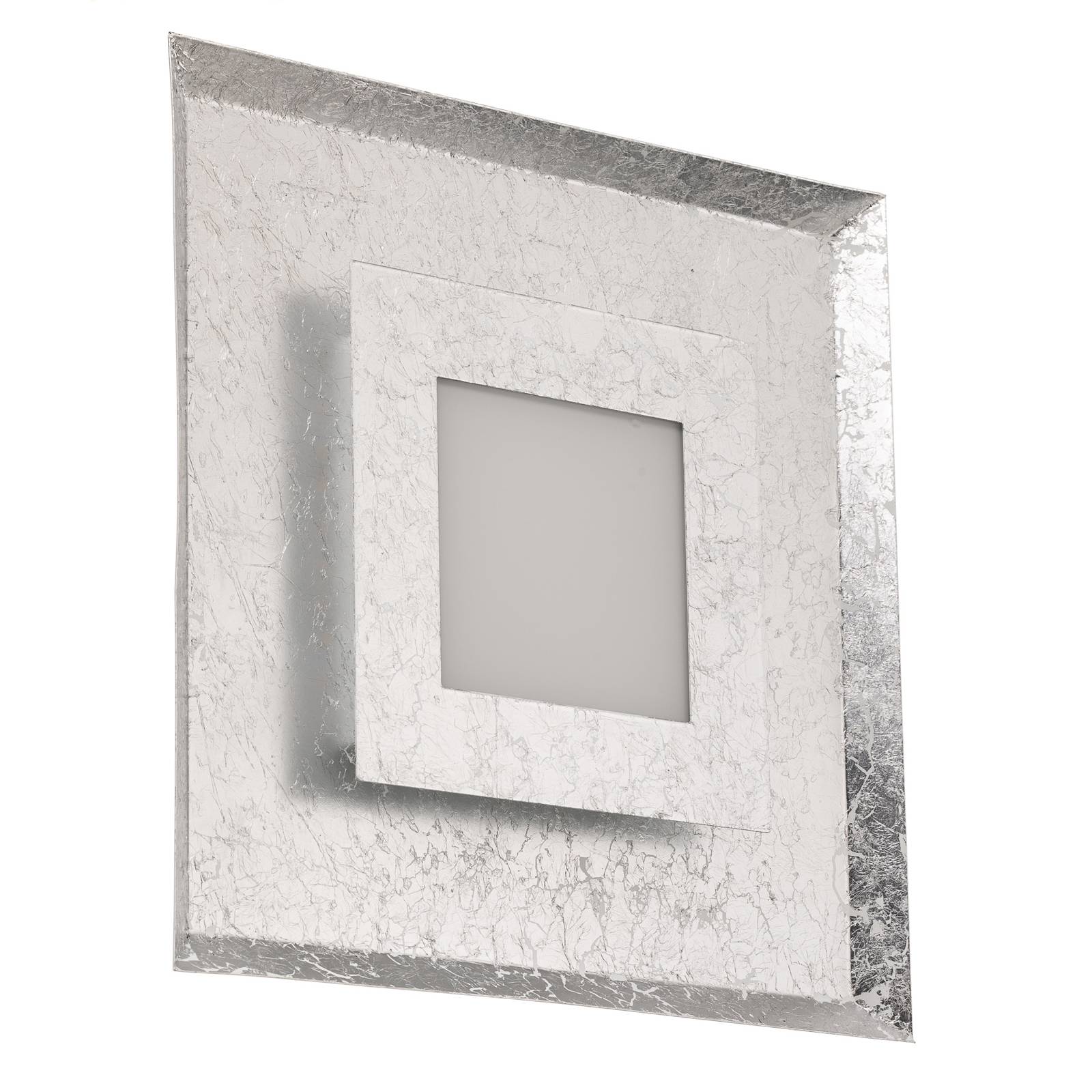 Eco-Light LED-Wandleuchte Window, 39x39 cm, silber