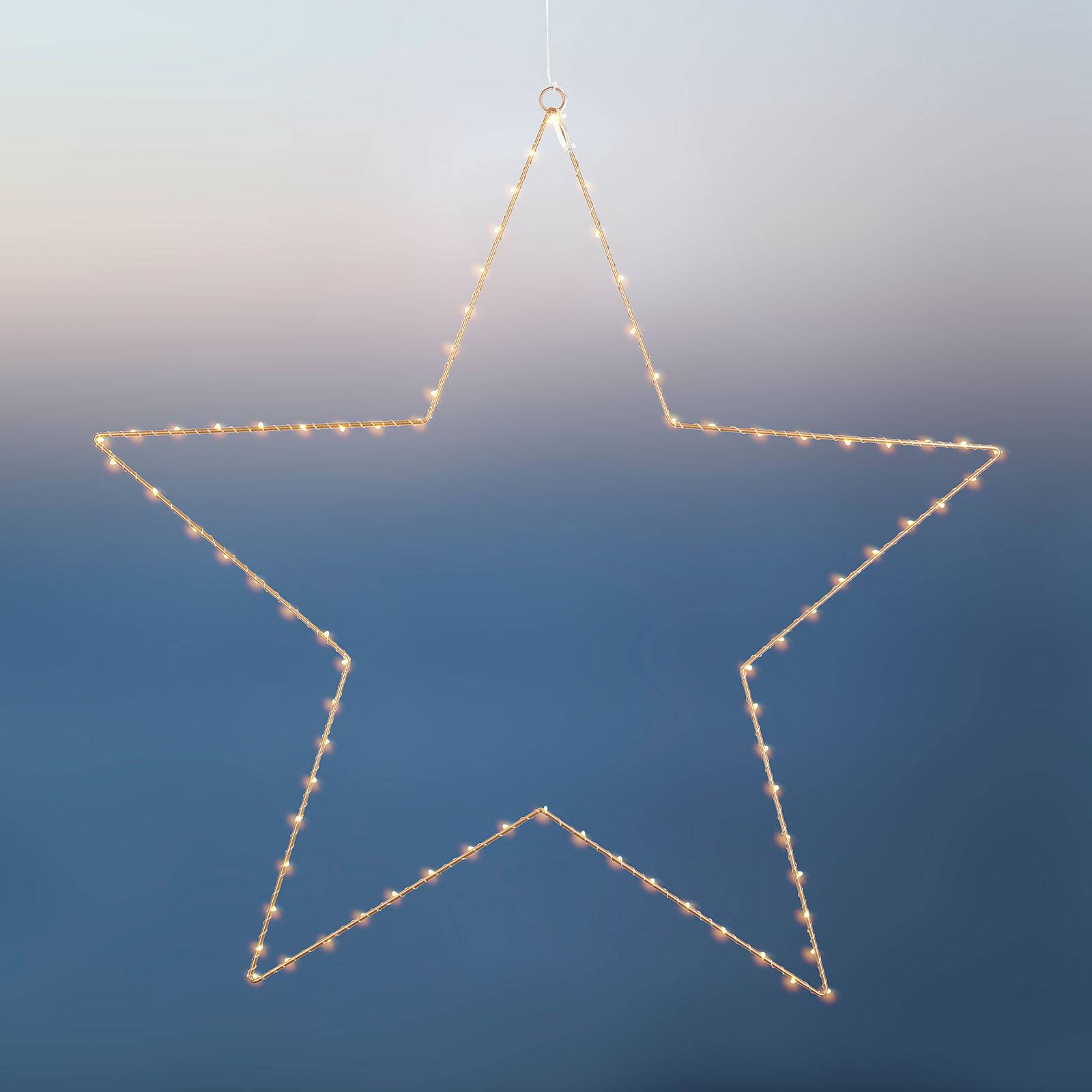 Sirius LED-Deko-Stern Liva Star, gold, Ø 70 cm