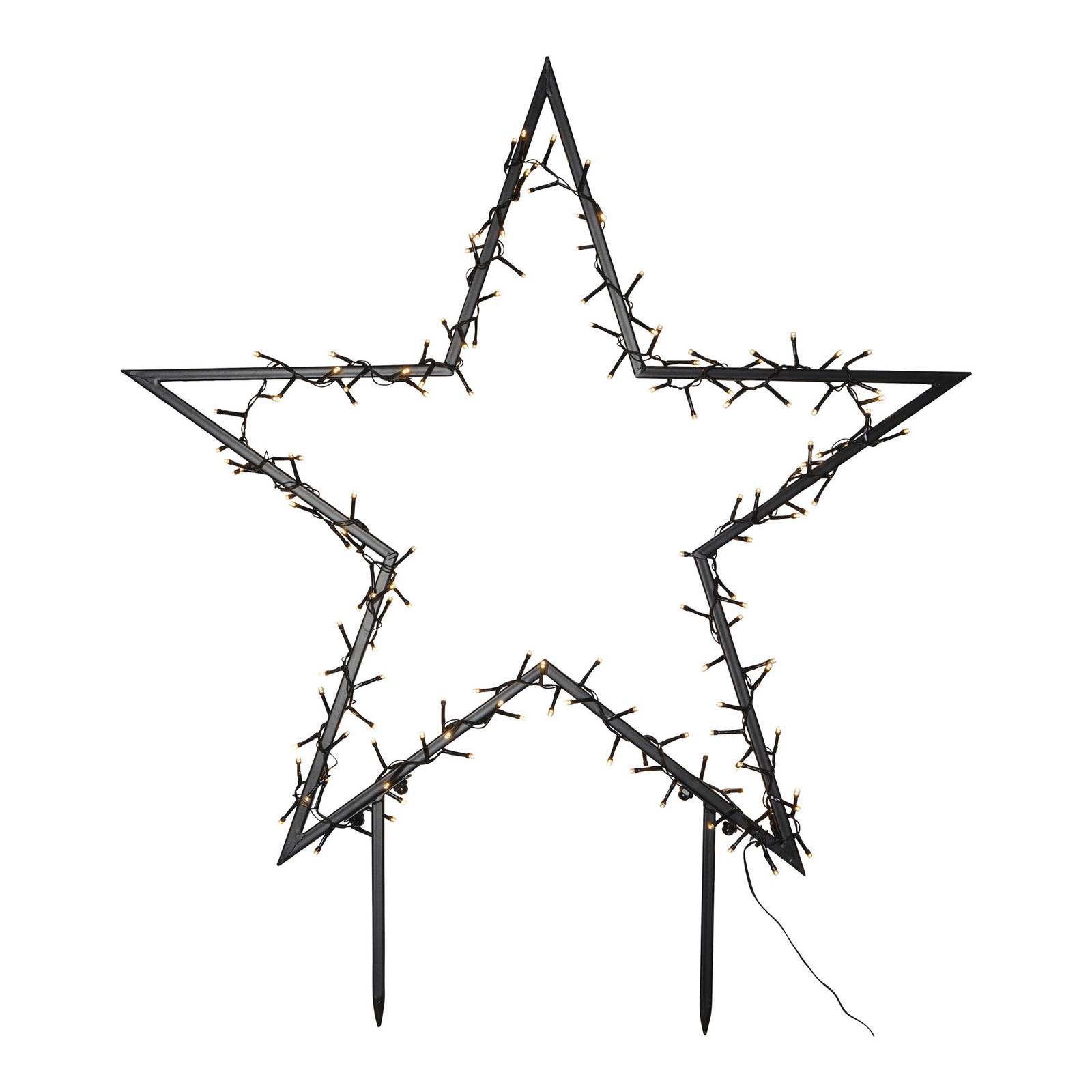 STAR TRADING LED-Dekoleuchte Spiky mit Erdspießen, 80 cm