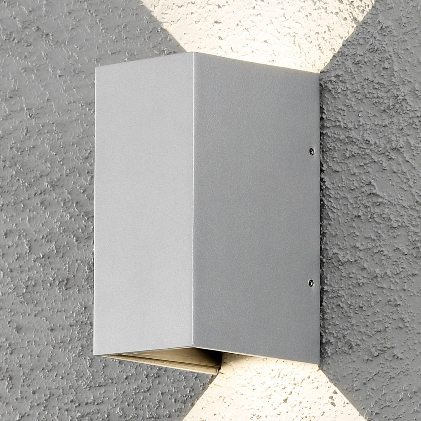 Konstsmide LED-Außenwandleuchte Cremona 8 cm grau