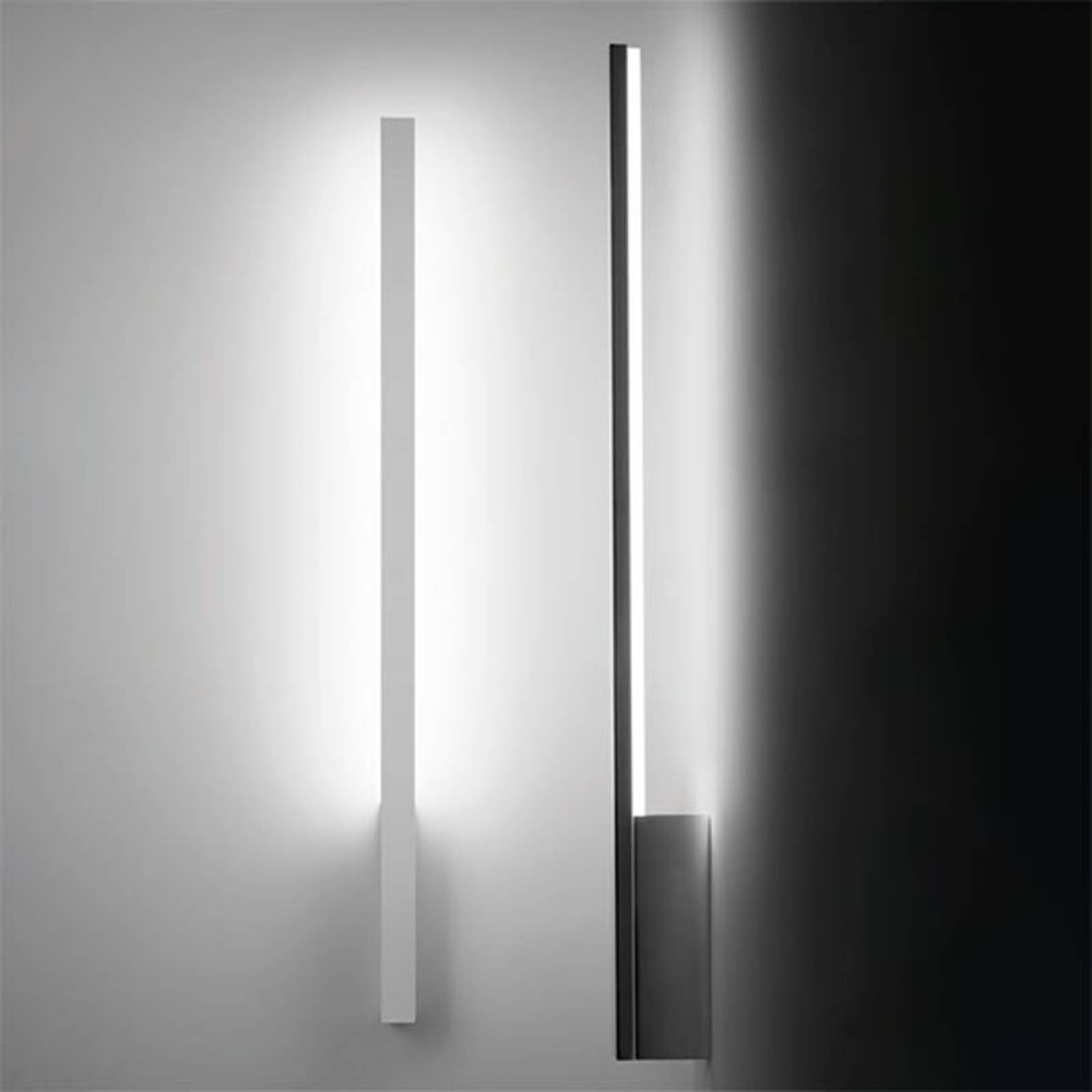 Stilnovo Xilema W1 - minimalistische LED-Wandleuchte, weiß