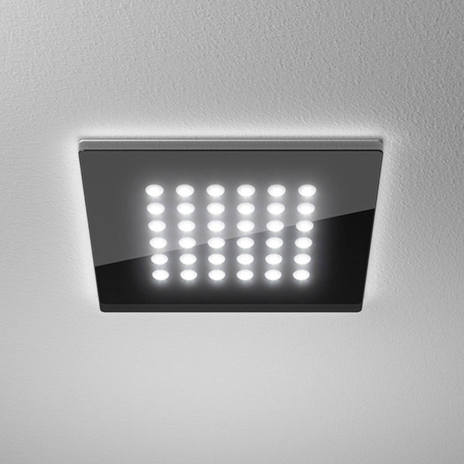 LTS LED-Downlight Domino Flat Square, 16 x 16 cm, 11 W