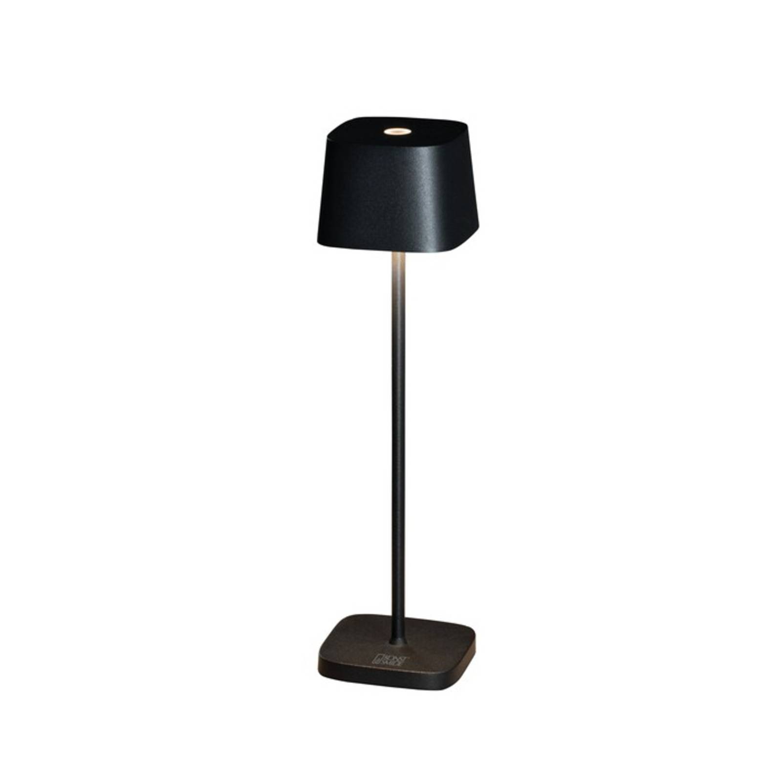Konstsmide LED-Tischleuchte Capri-Mini für außen, schwarz