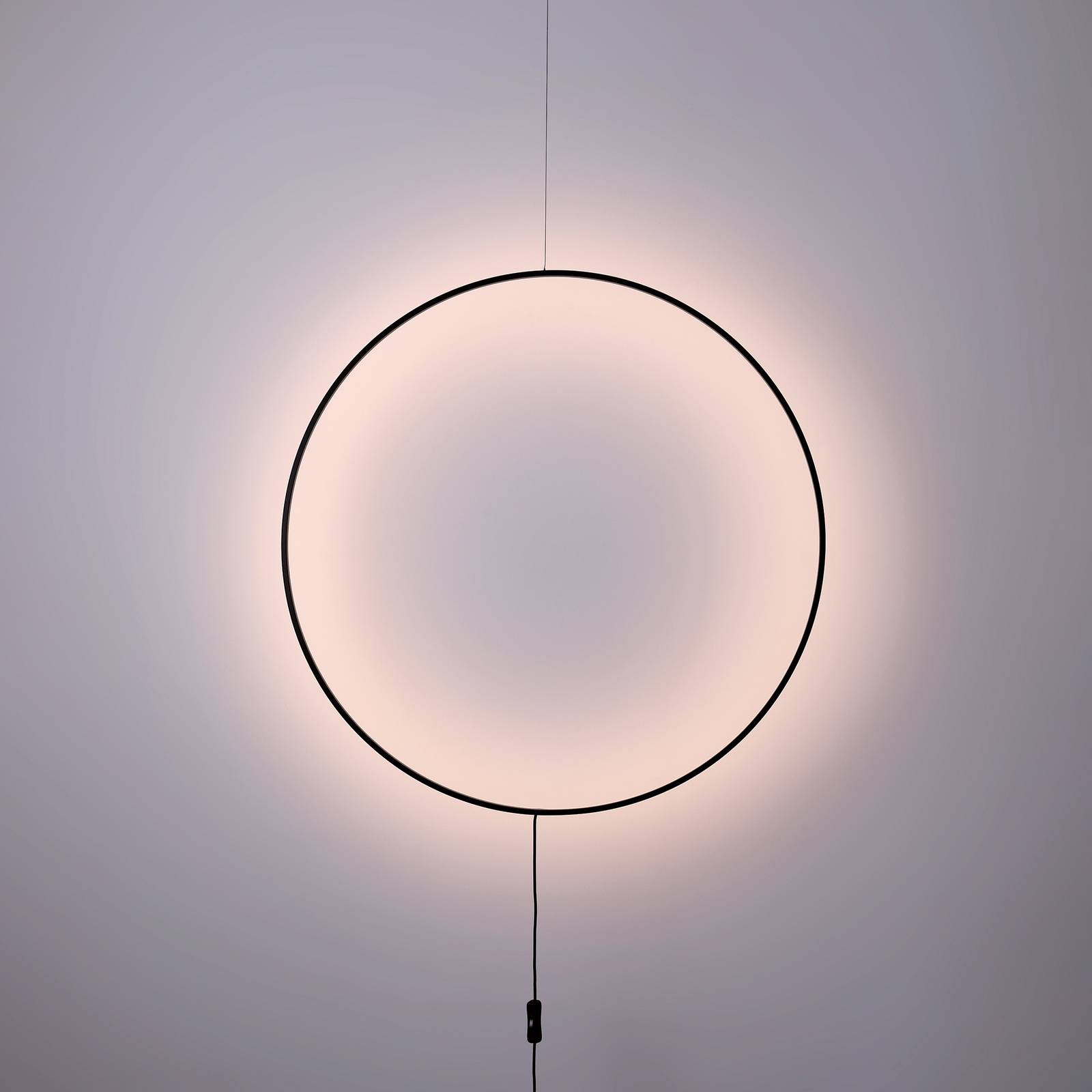 Viokef LED-Wandleuchte Shadow, kreisförmig, Ø 61 cm