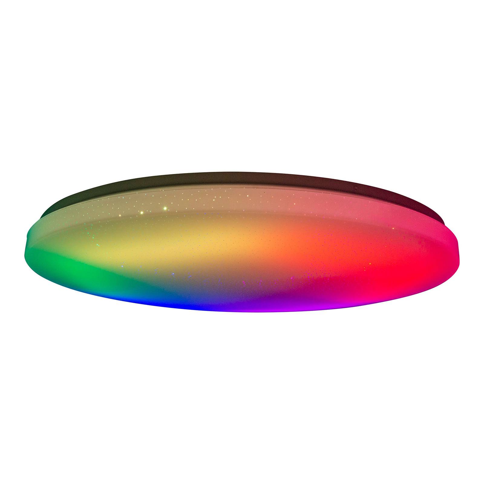 Naeve Leuchten LED-Deckenlampe Rainbow, dimmbar, RGBW, Nachtlicht