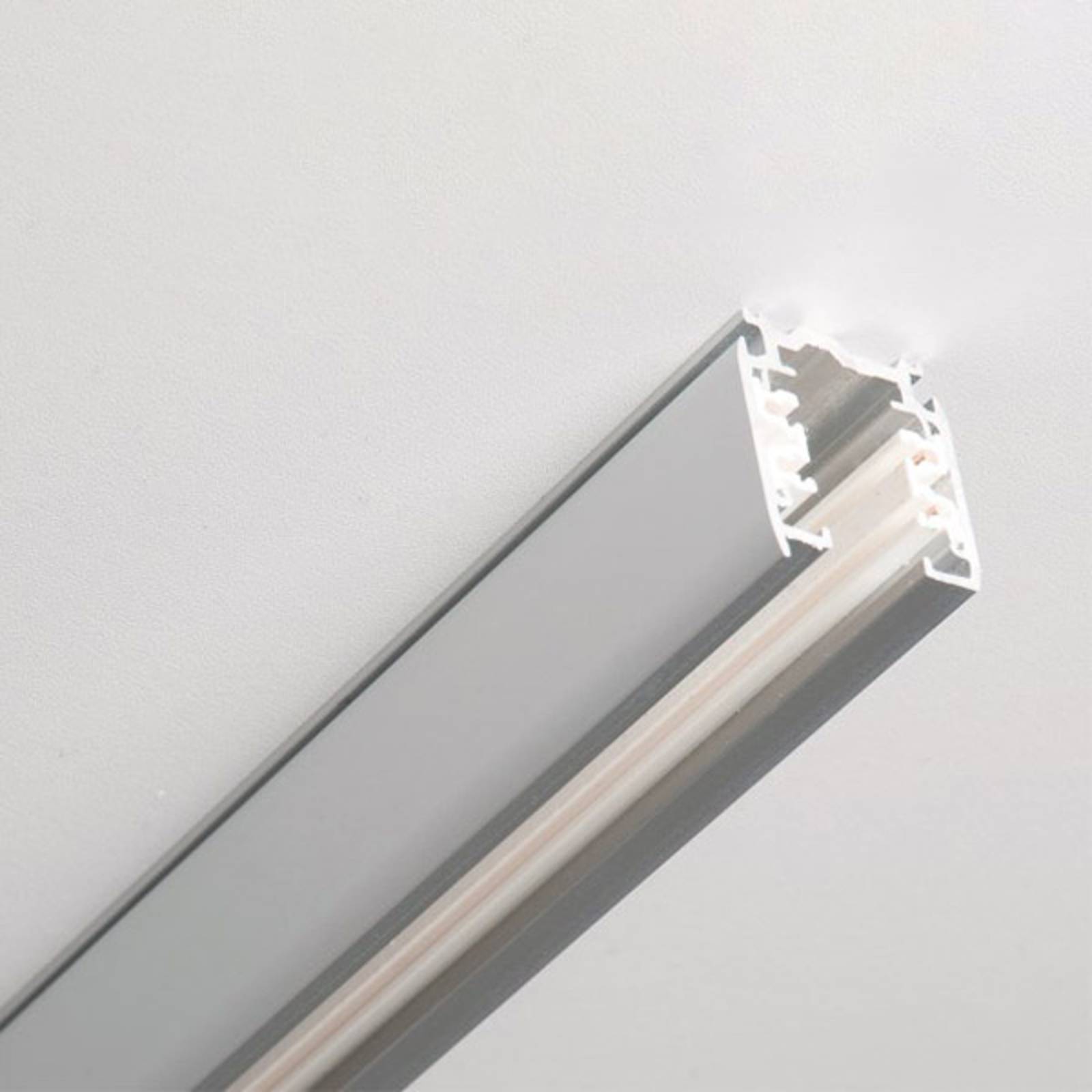 Global 3-Phasen-Stromschiene Noa Aufbau 200cm, grau