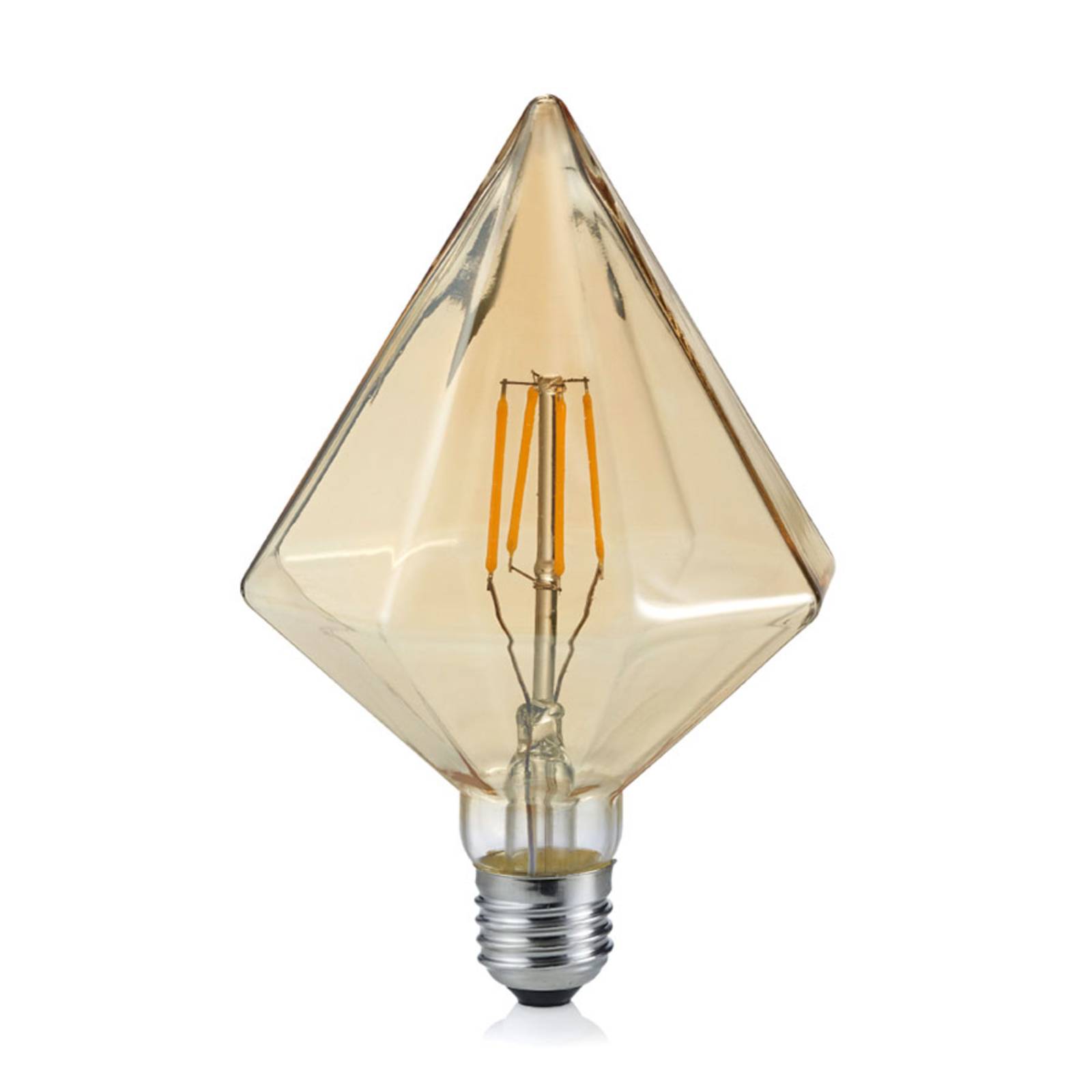 Trio Lighting LED-Lampe E27 4W 2.700K Diamant amber