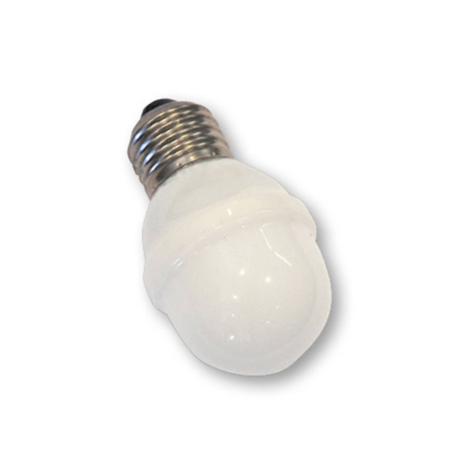 Rotpfeil E27 Golfball-Lampe 1W 5,5 VA, warmweiß