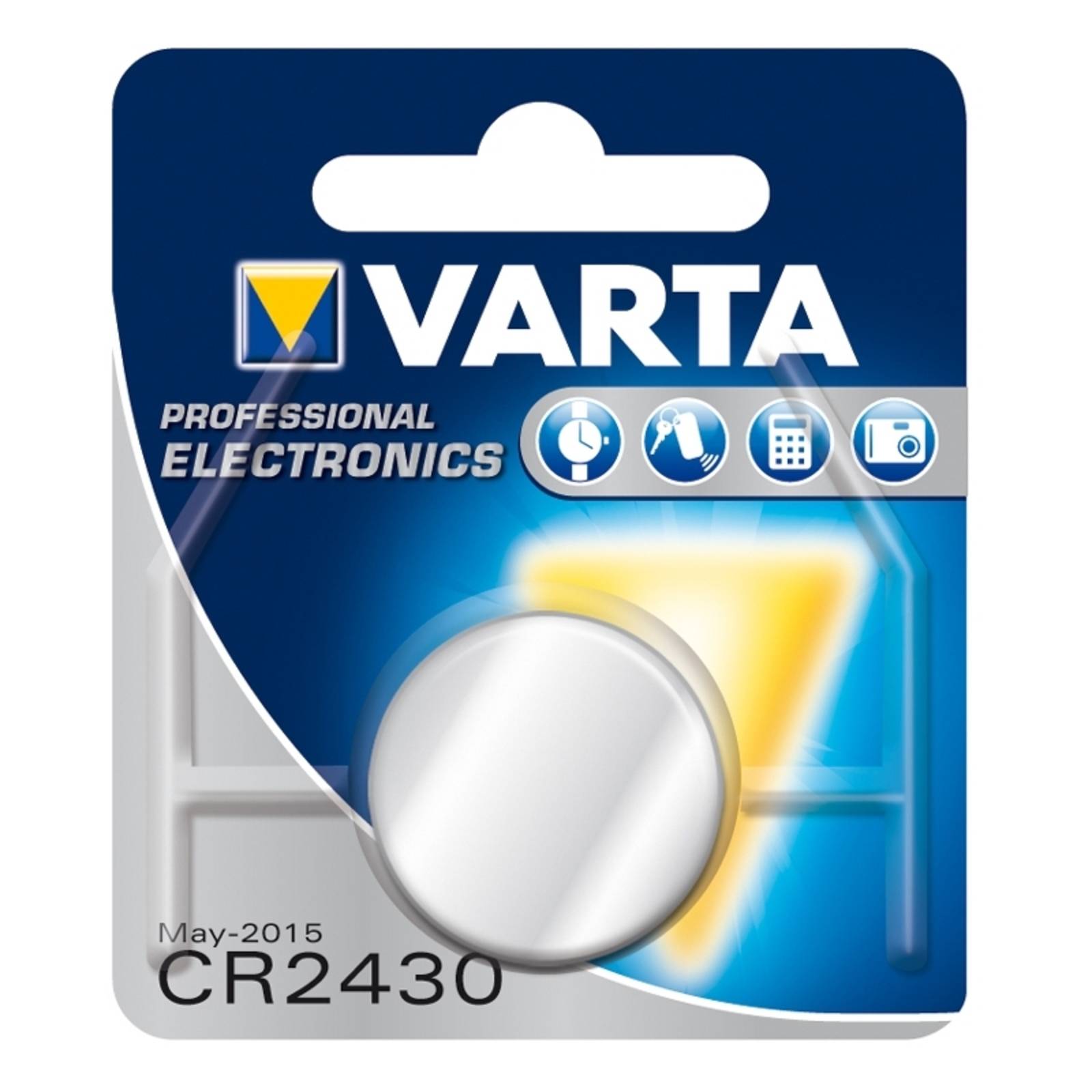 Knopfzelle CR2430 3V Lithium VARTA