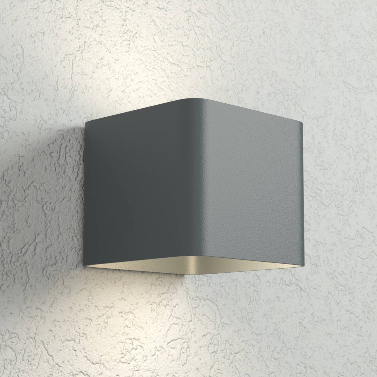 Eco-Light LED-Außenwandlampe Dodd, eckig, anthrazit