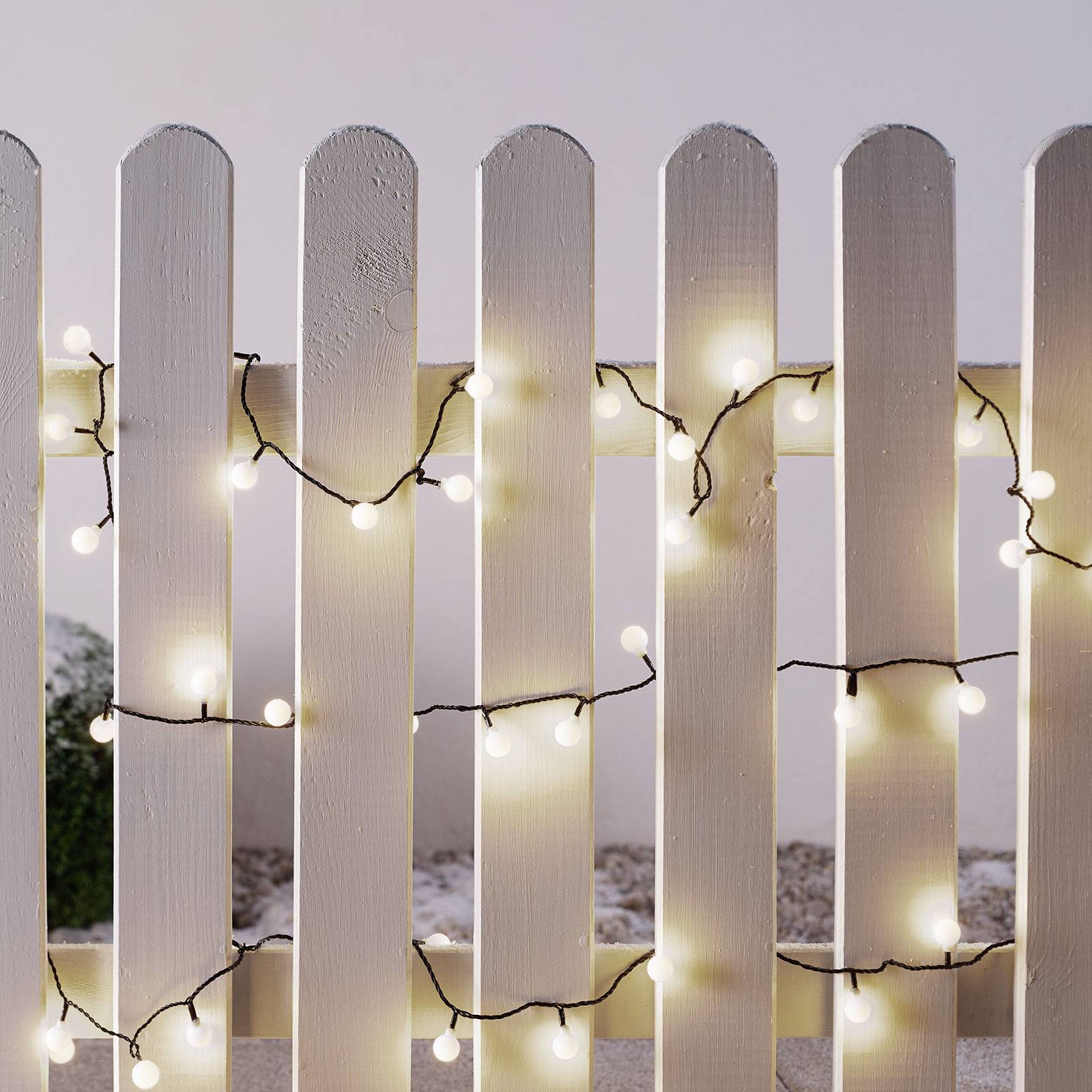 Konstsmide Christmas Mini-Lichterkette LED f. außen 80-flammig 11,32 m