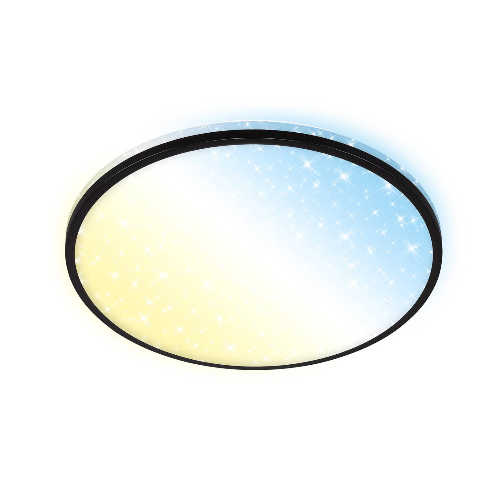 Briloner LED-Deckenleuchte Ivy Sky S, Sternendekor, Ø 33 cm