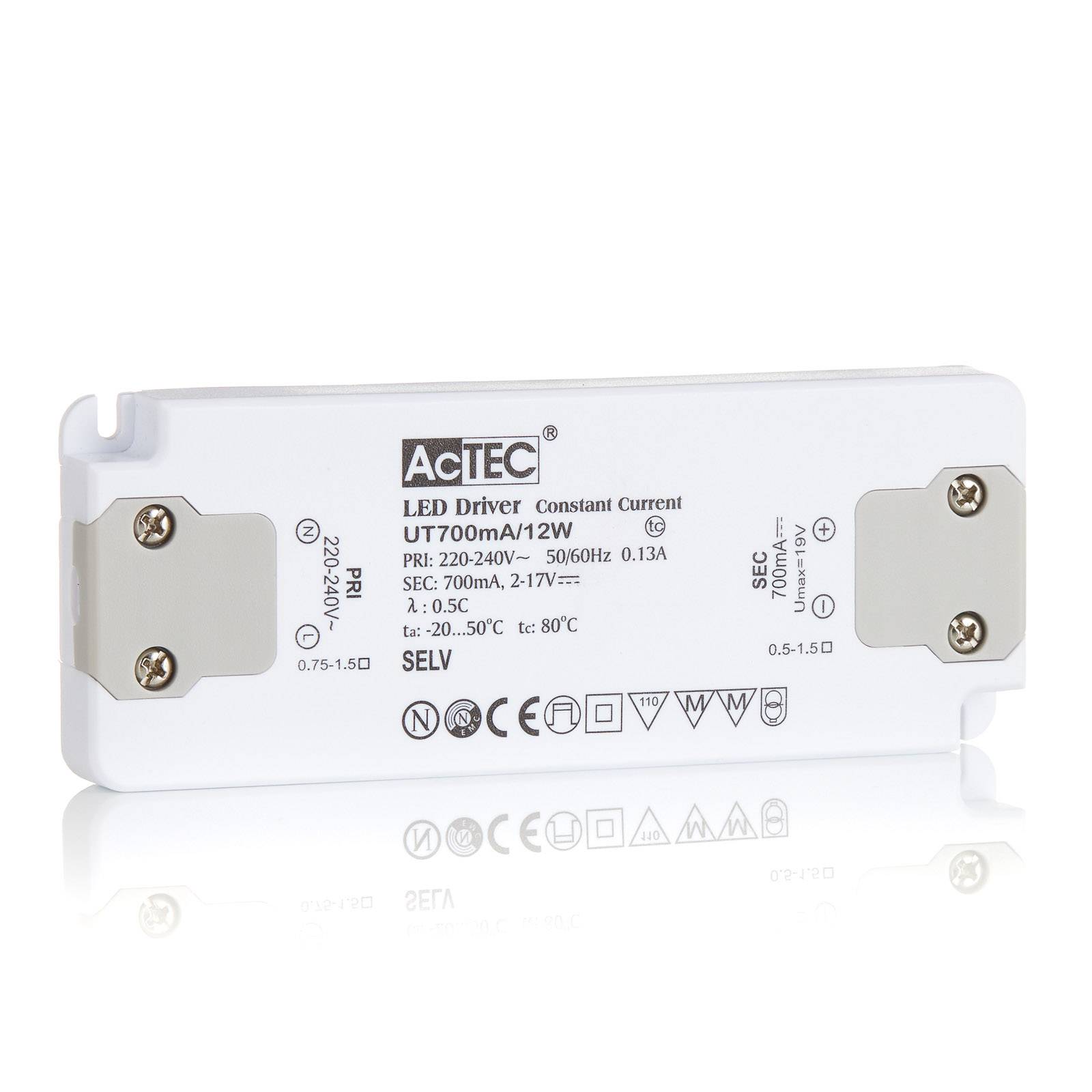 AcTEC Slim LED-Treiber CC 700mA, 12W