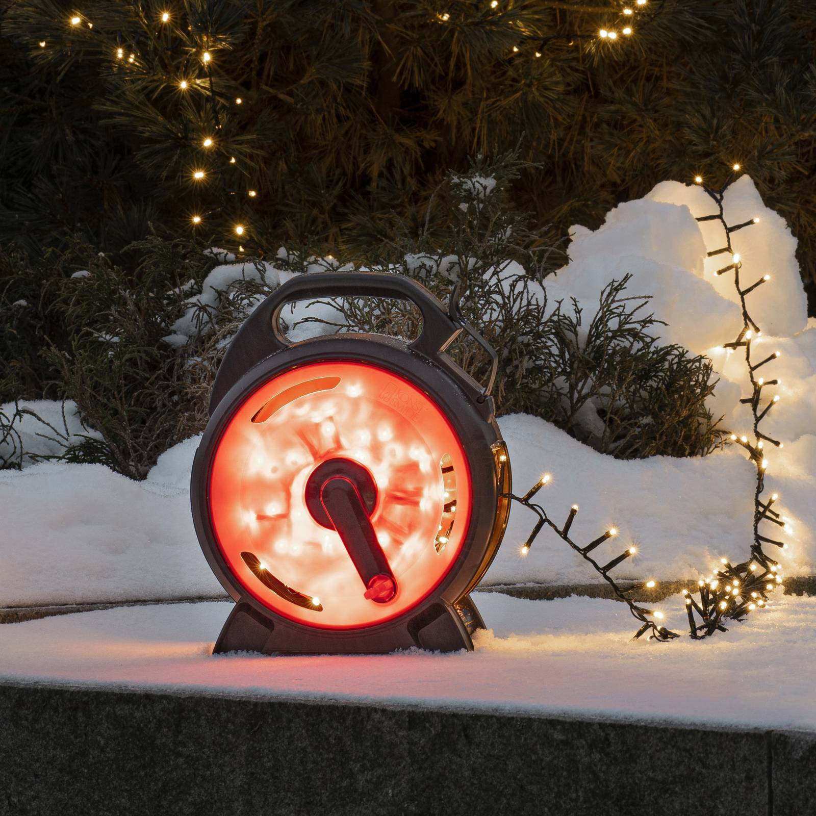 Konstsmide Christmas LED-Lichterkette Compact warmweiß 400 LEDs 8,78m