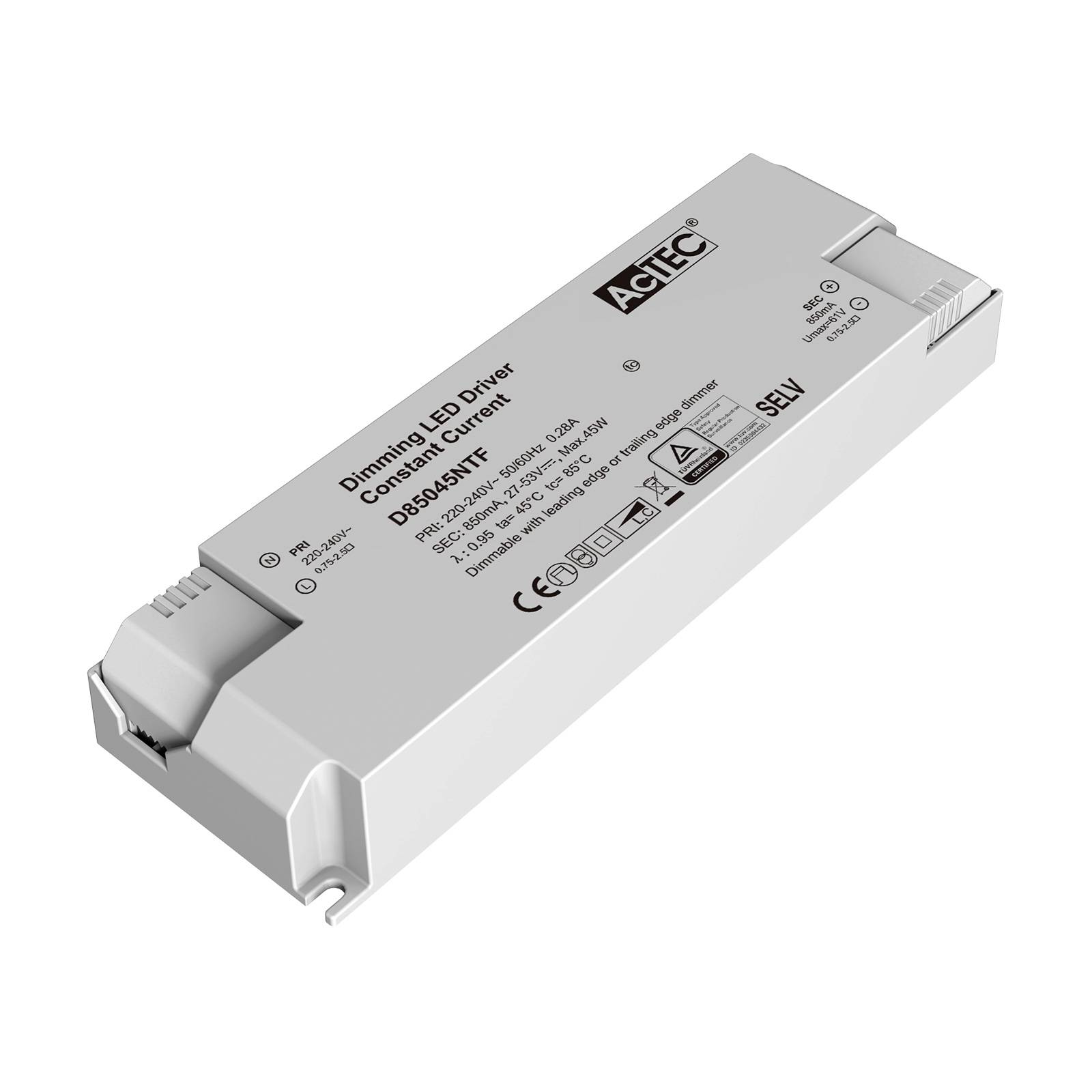 AcTEC Triac LED-Treiber CC max. 45W 850mA