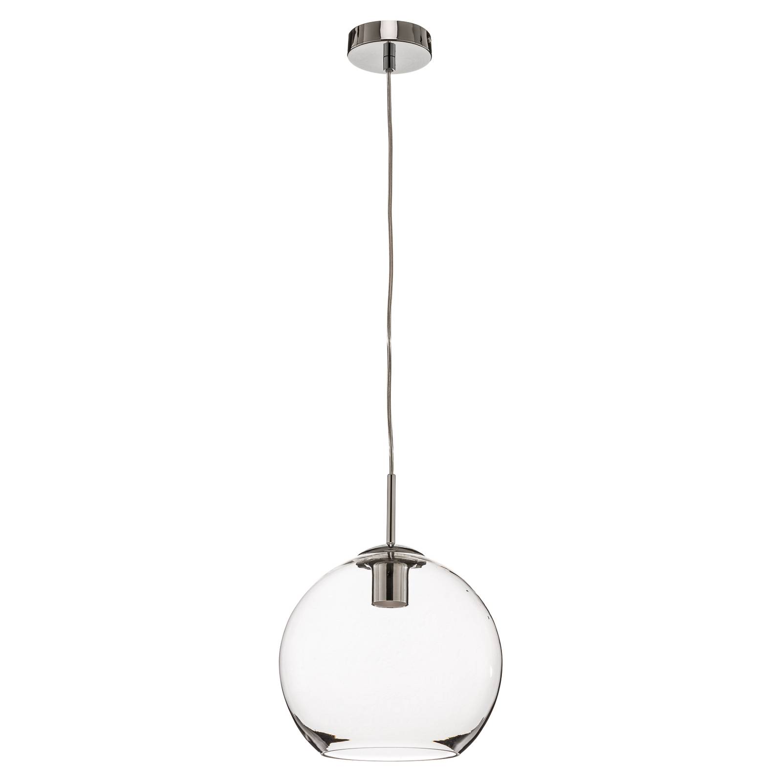 Searchlight Kugelrunde Glas-Hängelampe Balls, 25 cm, klar