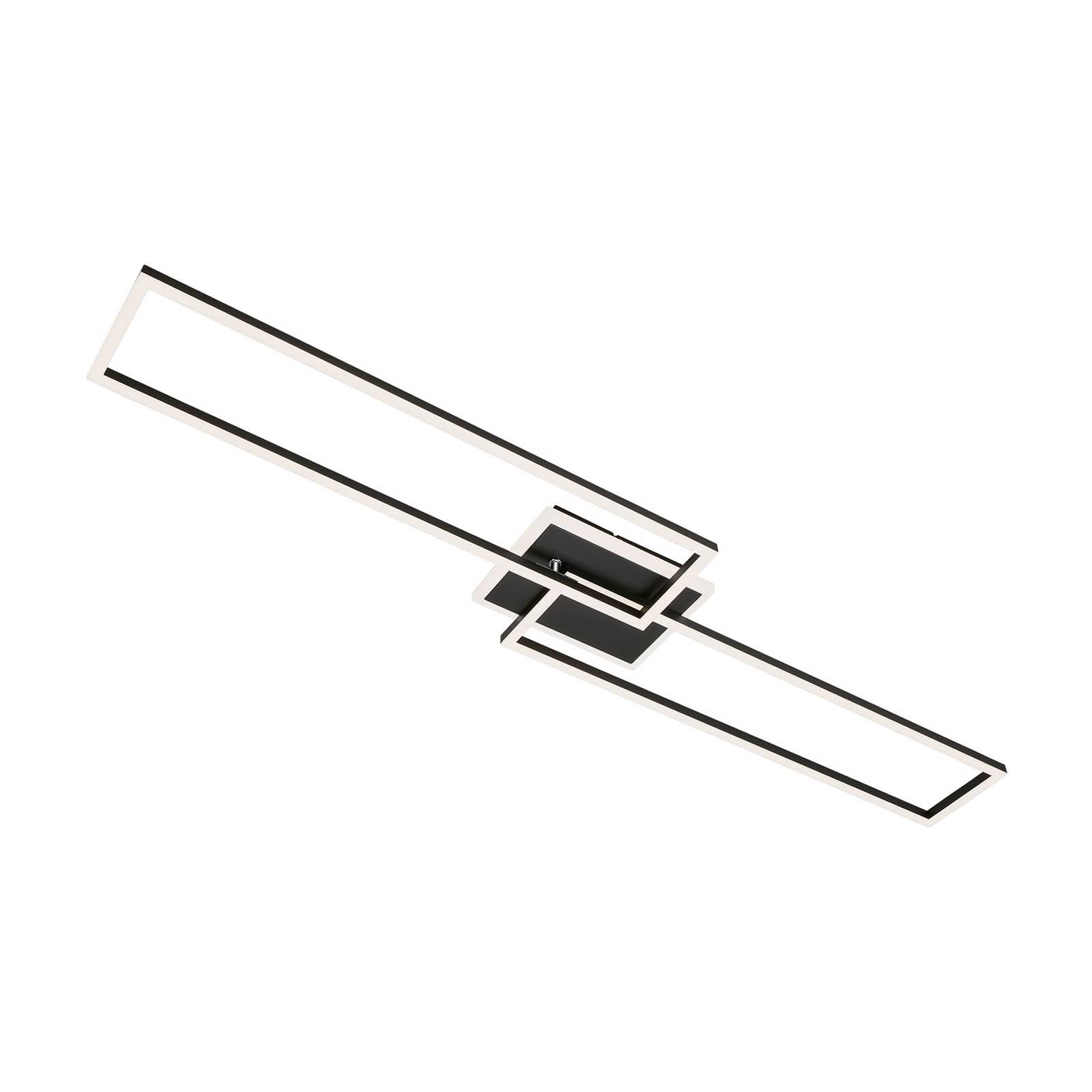 Briloner LED-Deckenlampe Frame S CCT 110x24,8cm schwarz