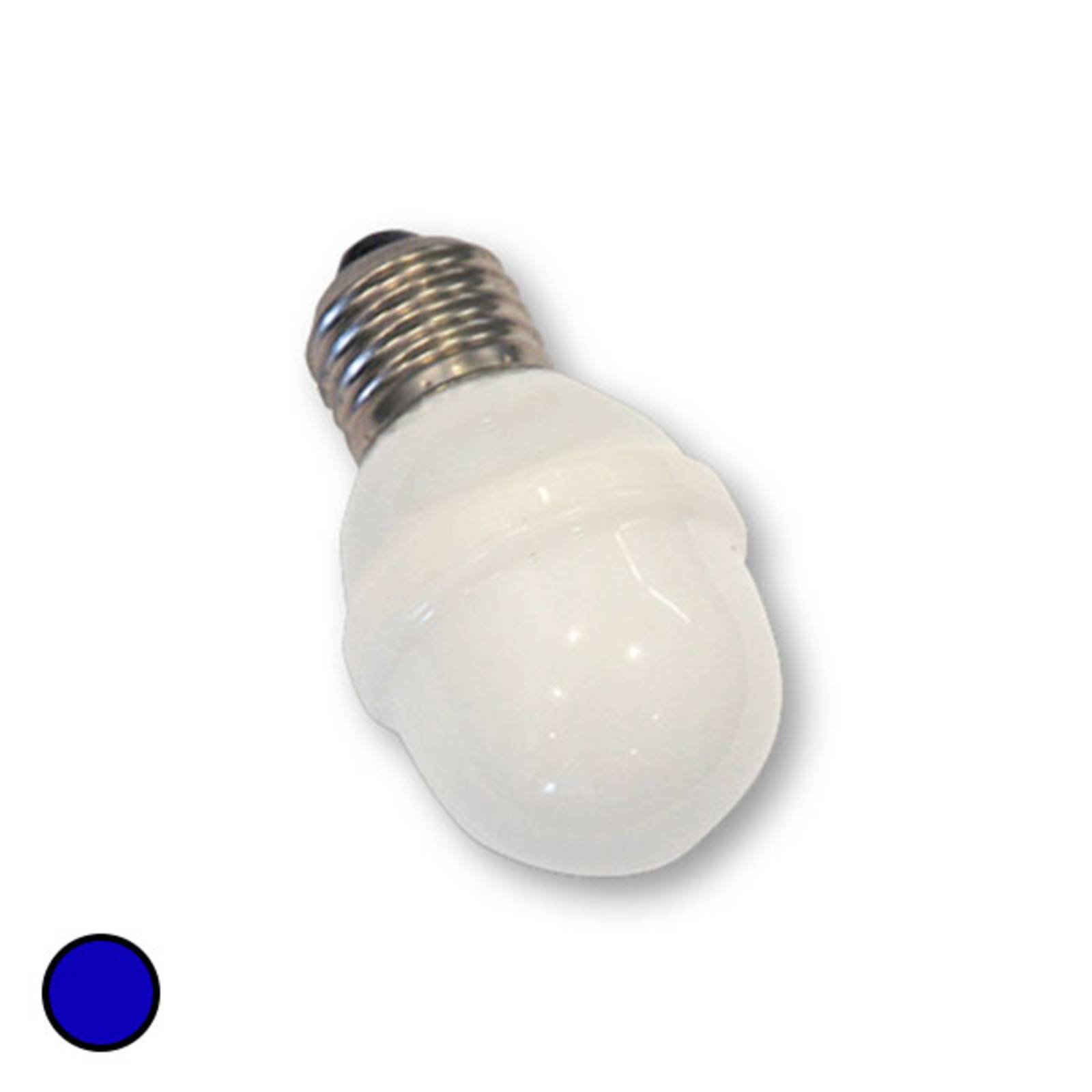 Rotpfeil E27 Golfball-Lampe 1W 5,5 VA blau