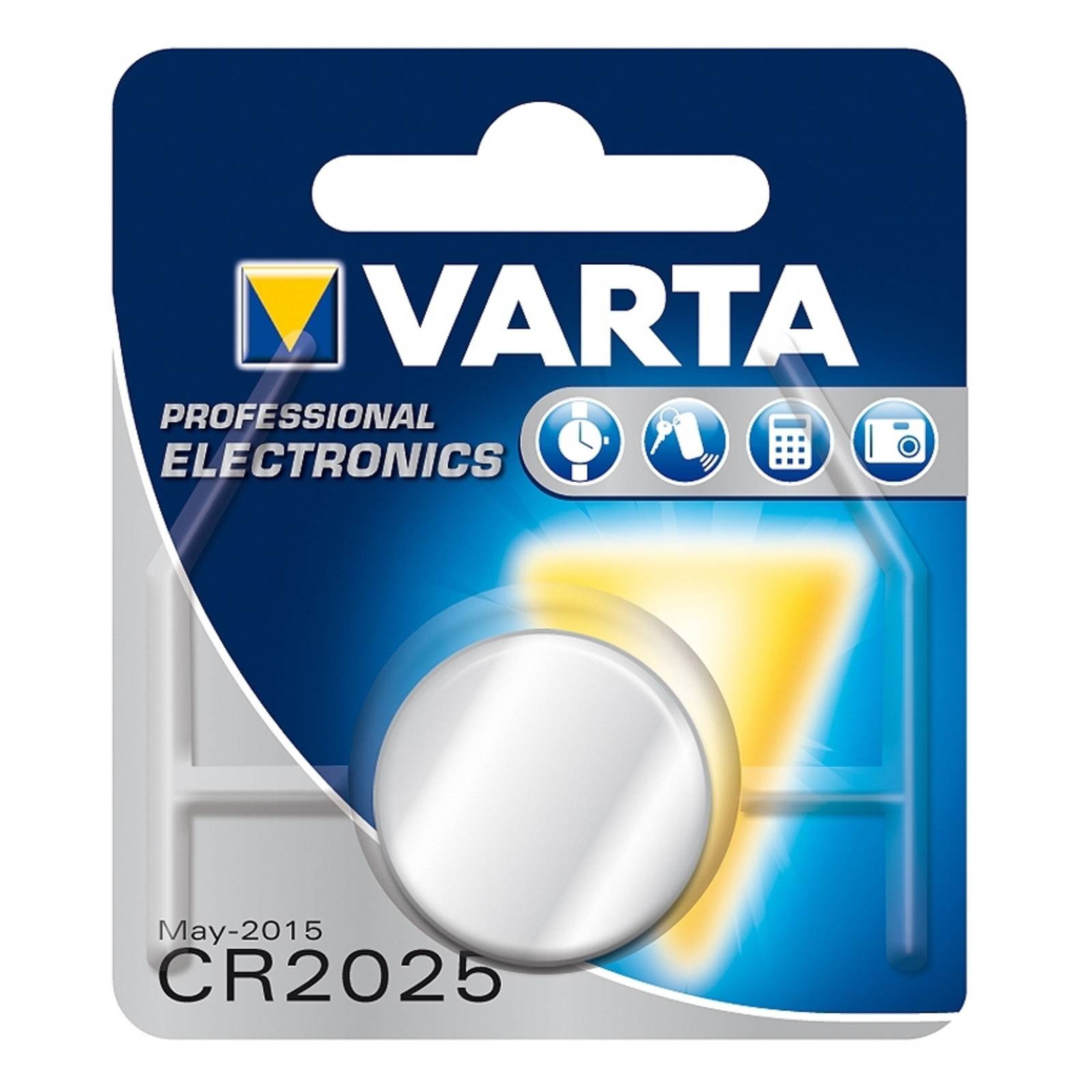 Varta CR2025 3V 165 mAh Lithium Knopfzelle