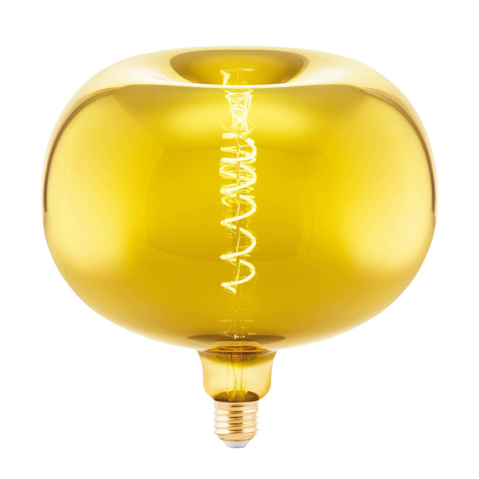 EGLO LED-Lampe E27 4W Big Size Apfelform Filament gold