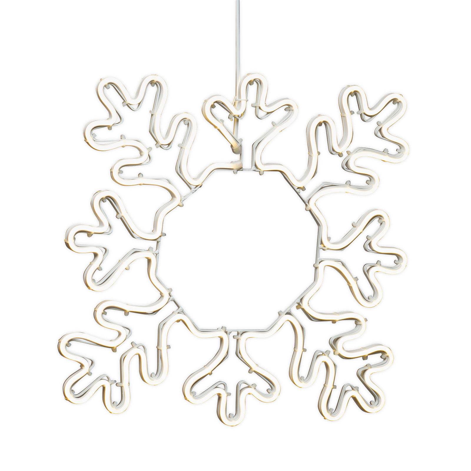 Konstsmide Christmas LED-Dekosilhouette Schneeflocke für außen
