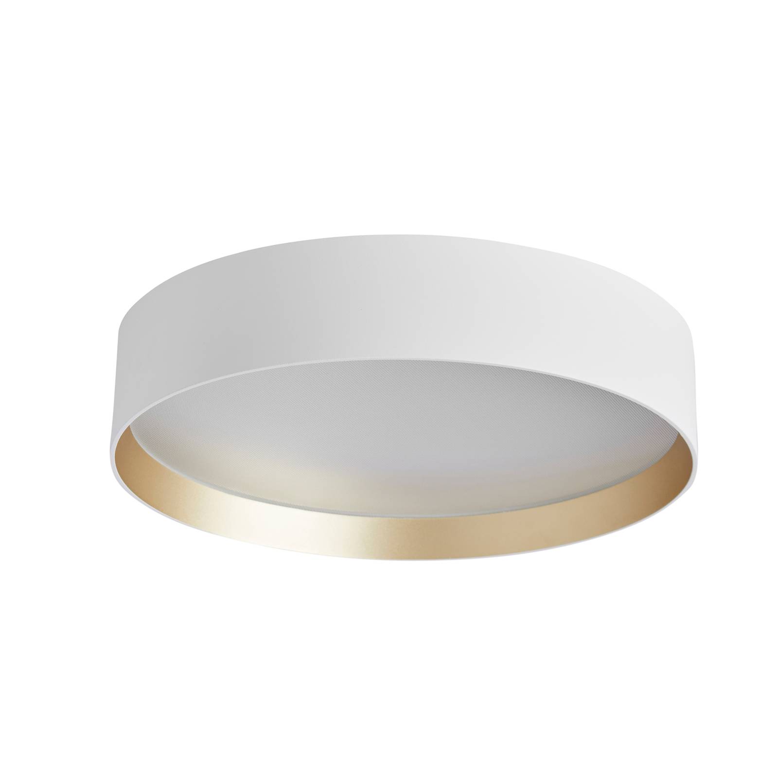 LOOM DESIGN Lucia LED-Deckenlampe Ø35cm weiß/gold