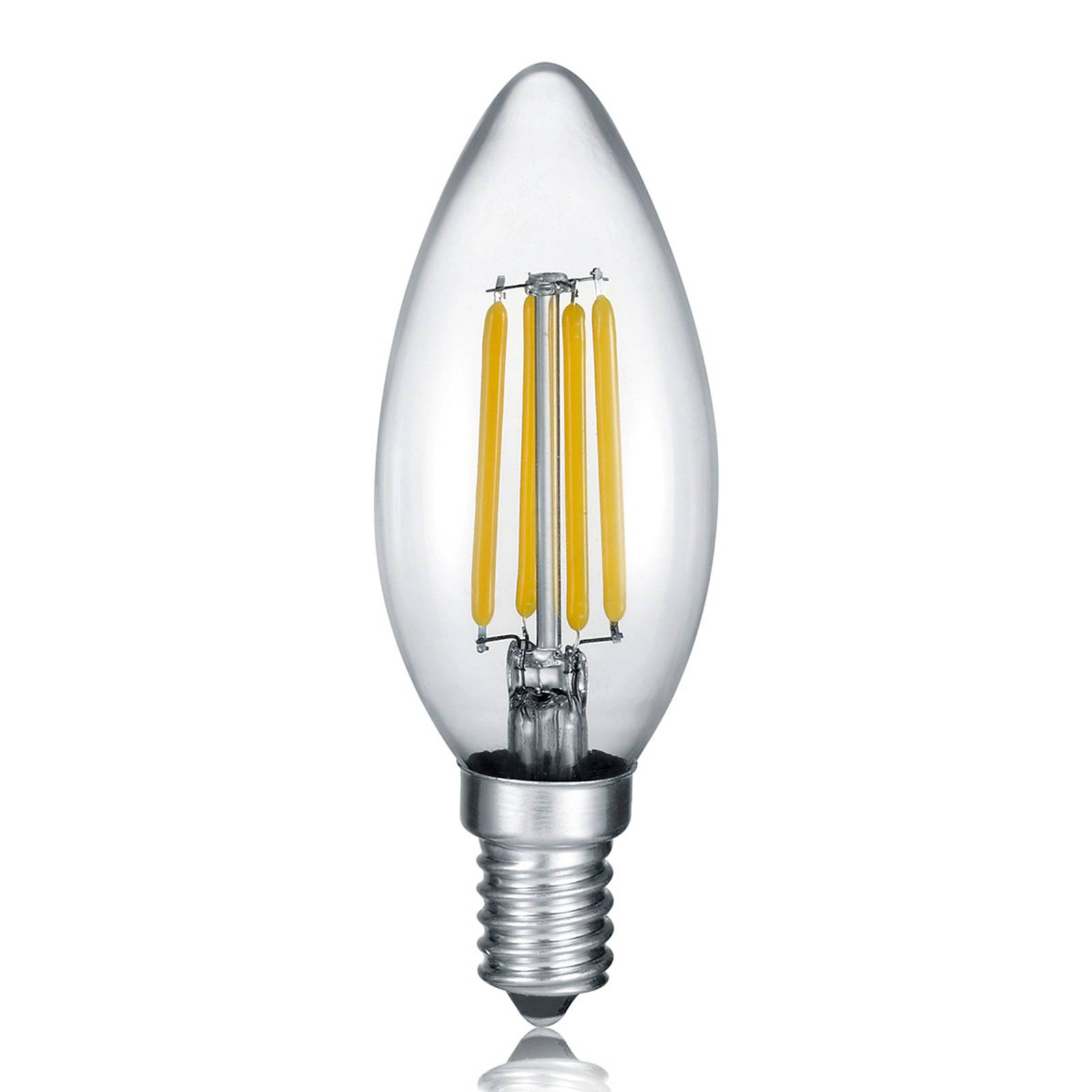 Trio Lighting LED-Kerze E14 4W Filament, 2.700K Switch Dimmer