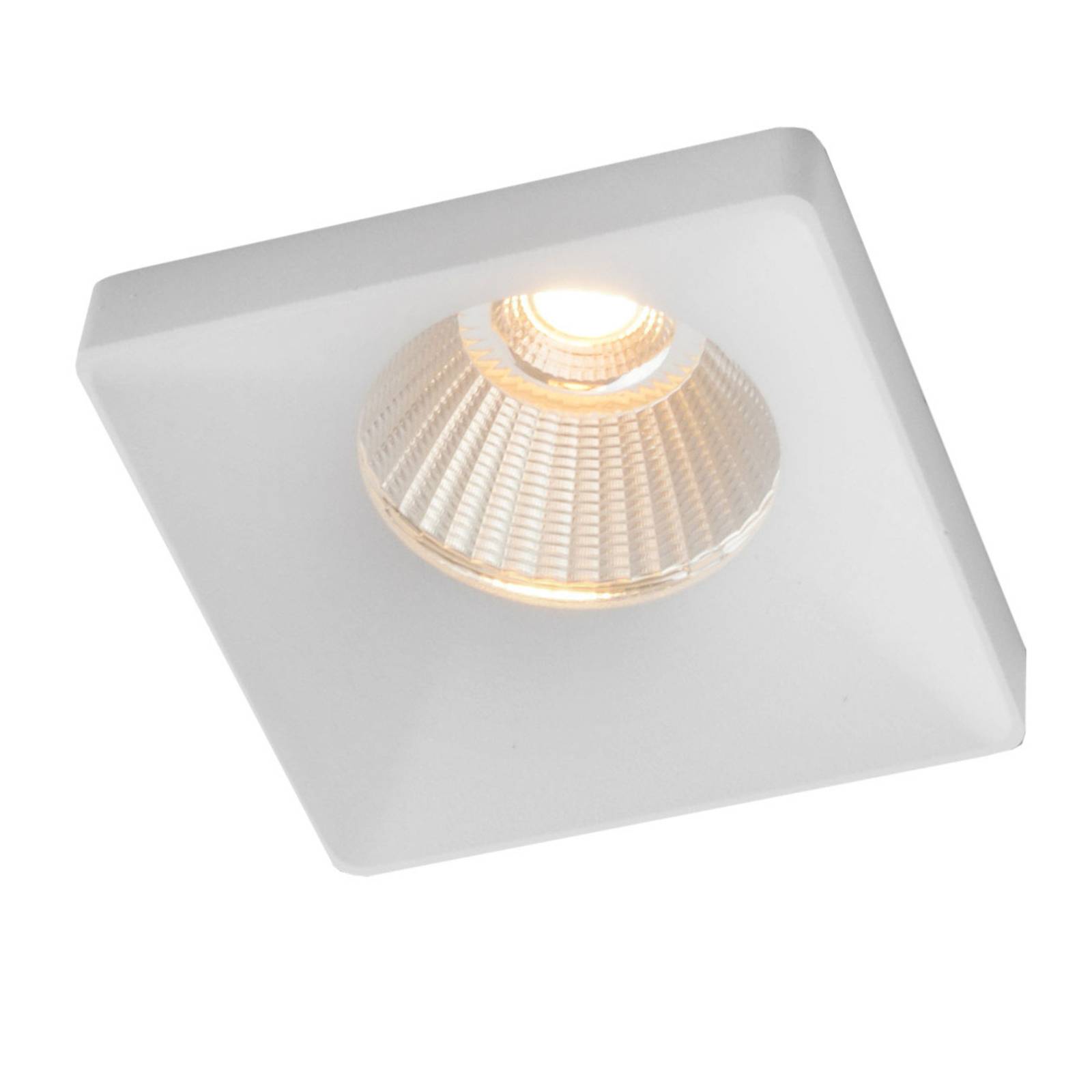 The Light Group GF design Squary Einbaulampe IP54 weiß 2.700 K