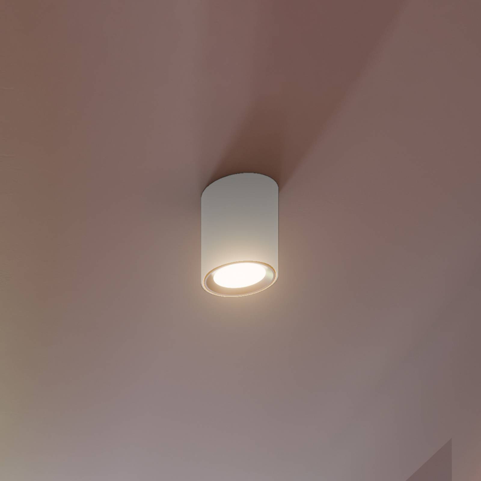 Nordlux LED-Deckenspot Landon Smart, weiß, Höhe 14 cm