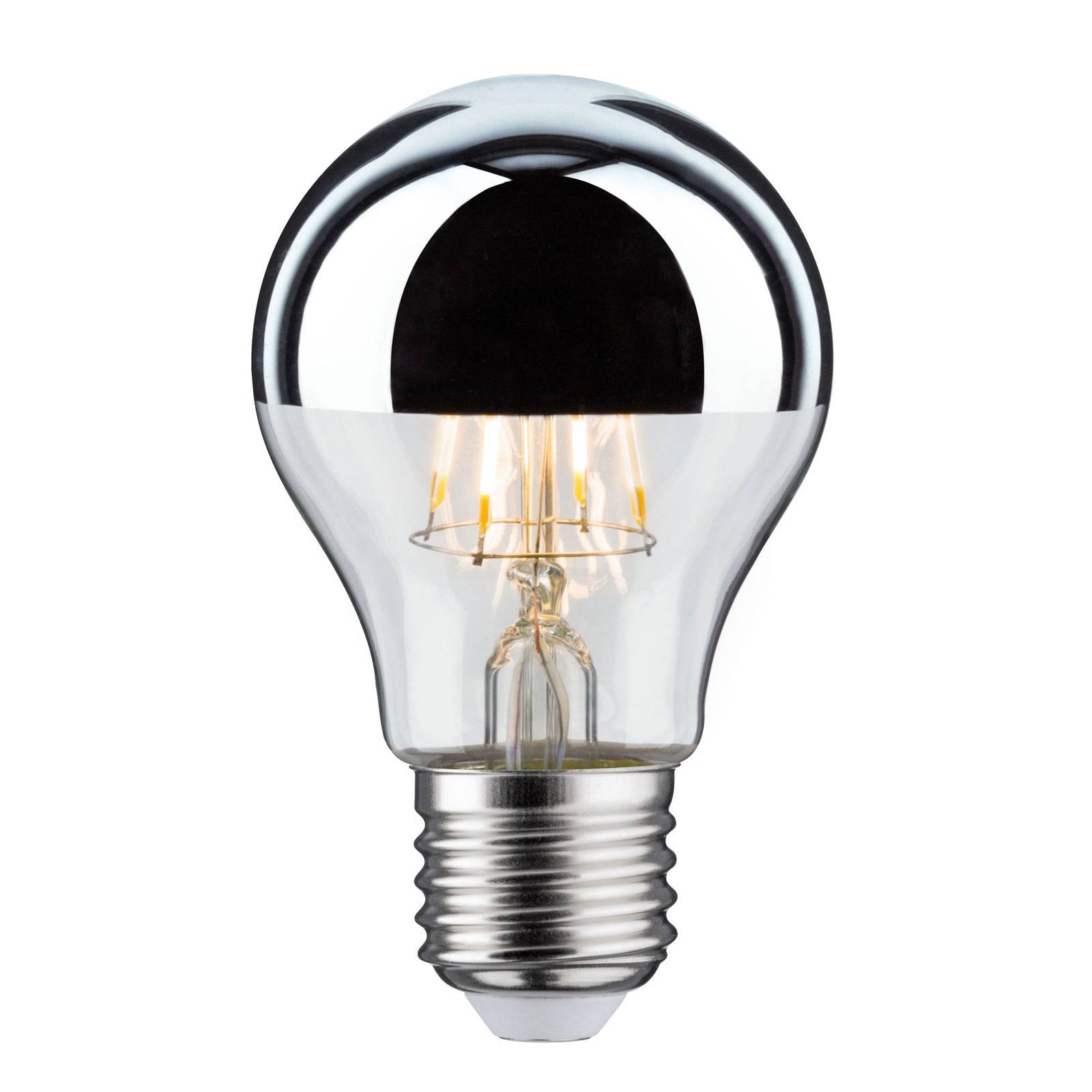 Paulmann LED-Lampe E27 Tropfen 827 Kopfspiegel 4,8W