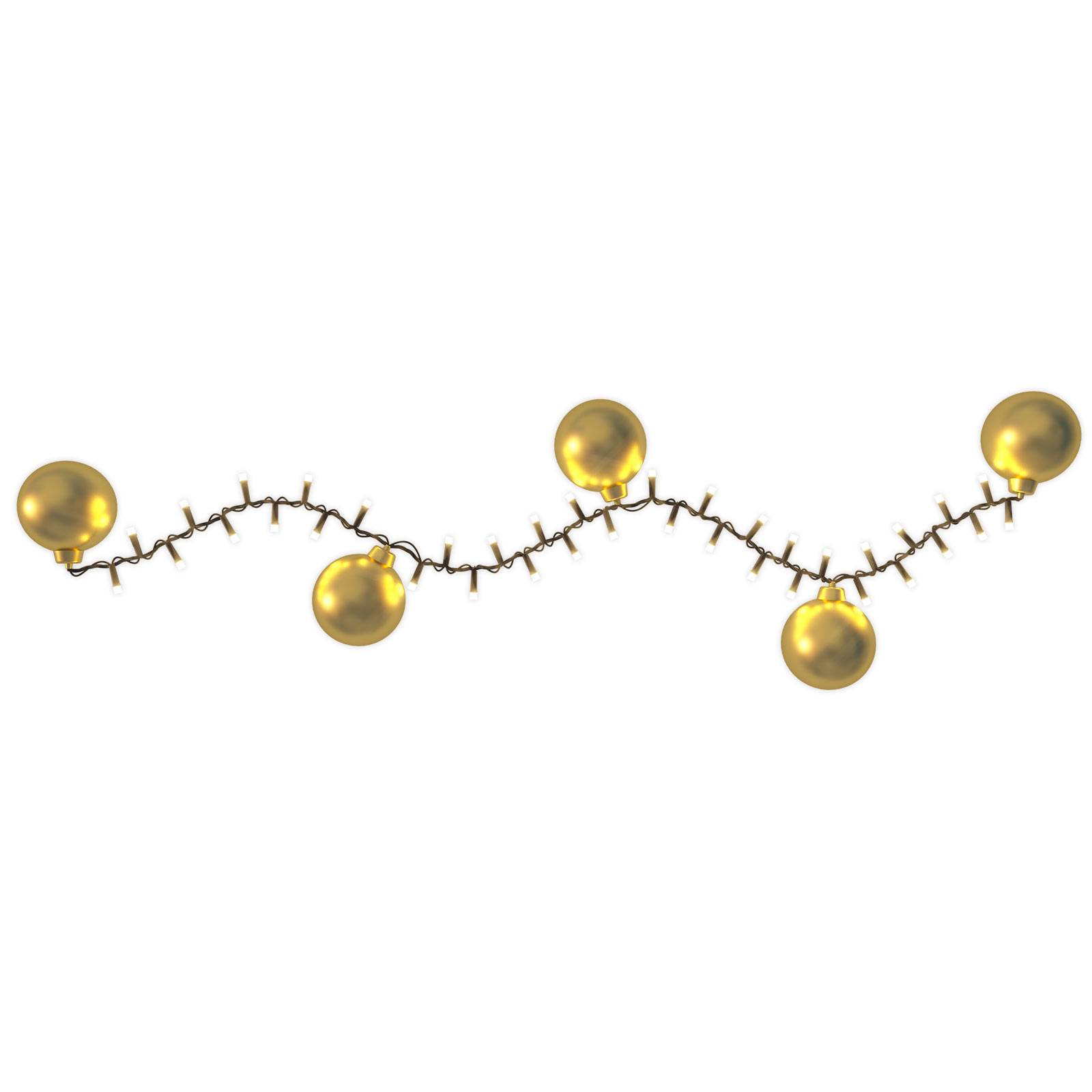 Hemsson LED-Lichterkette 2in1, Champagne gold, 550 LEDs